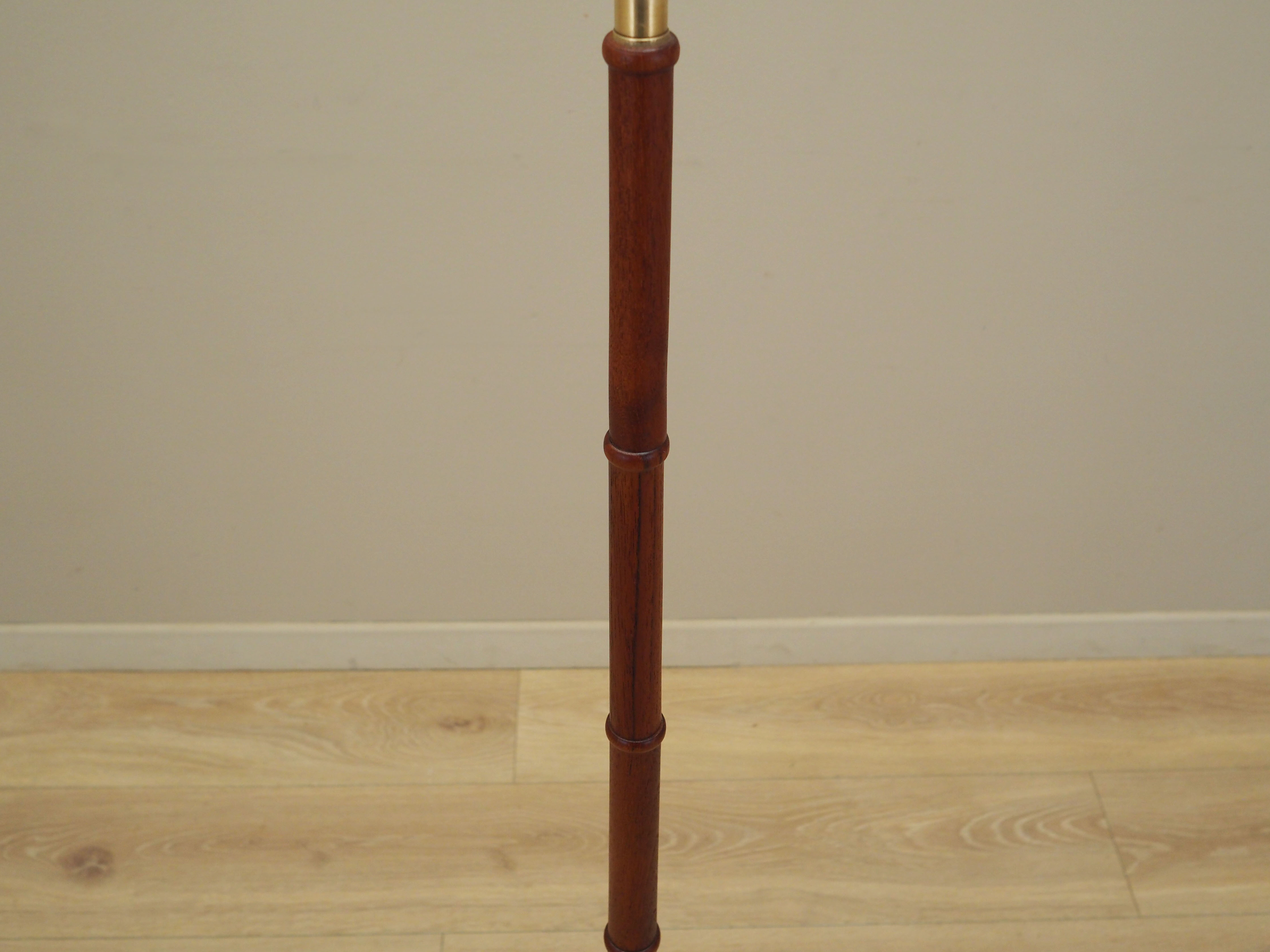 Stehlampe Holz 1970er Jahre