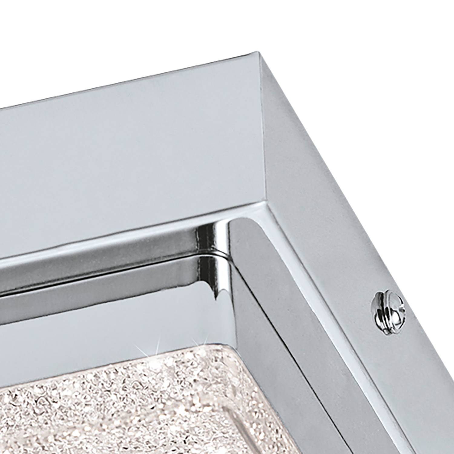 Fradelo I LED ceiling light Crystal glass Steel 1-flame