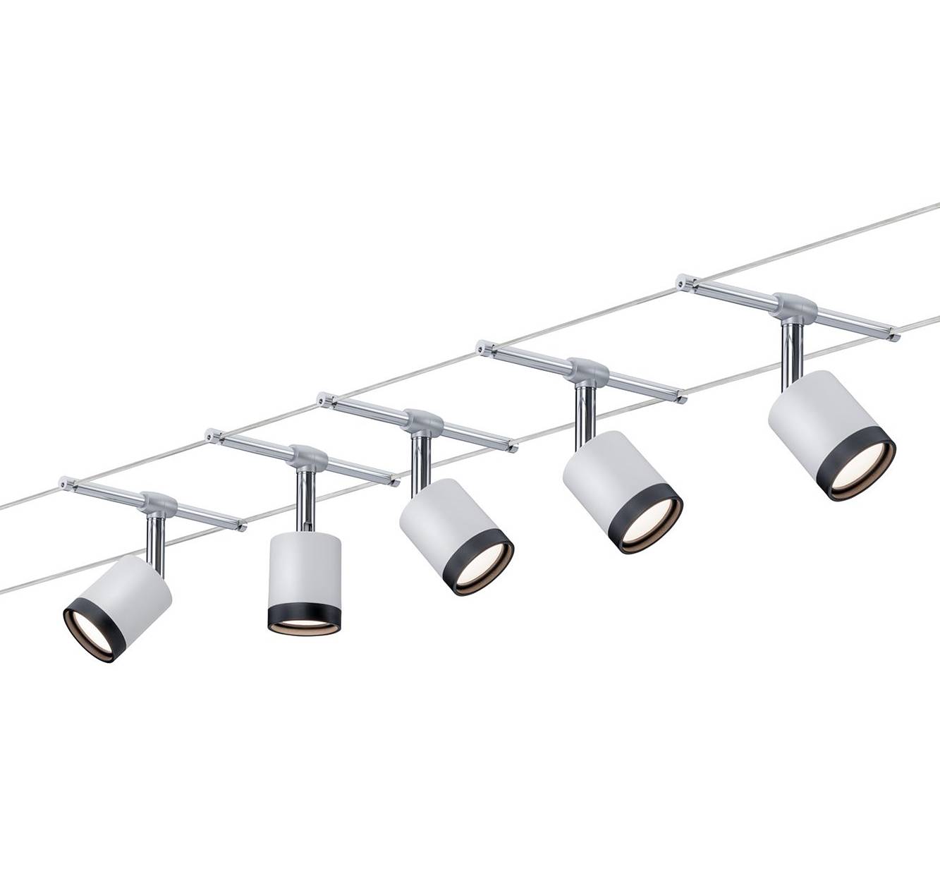 Tube LED-Seilsystem Chrom