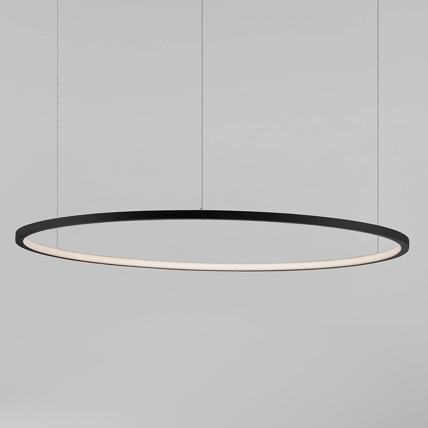 Pendant light Tarquin 1-light Aluminum Black 80 cm