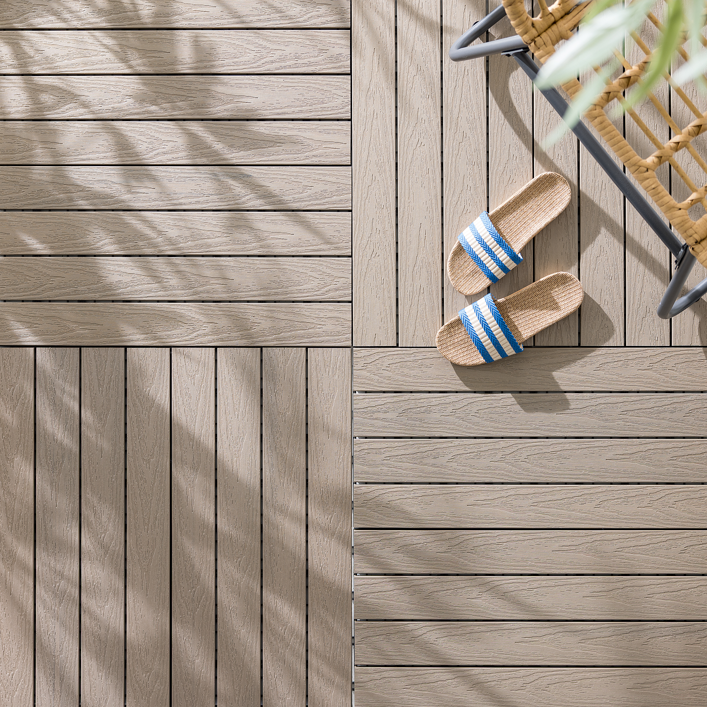 Terrassenfliese Svevo 6er-Set Typ A Grau