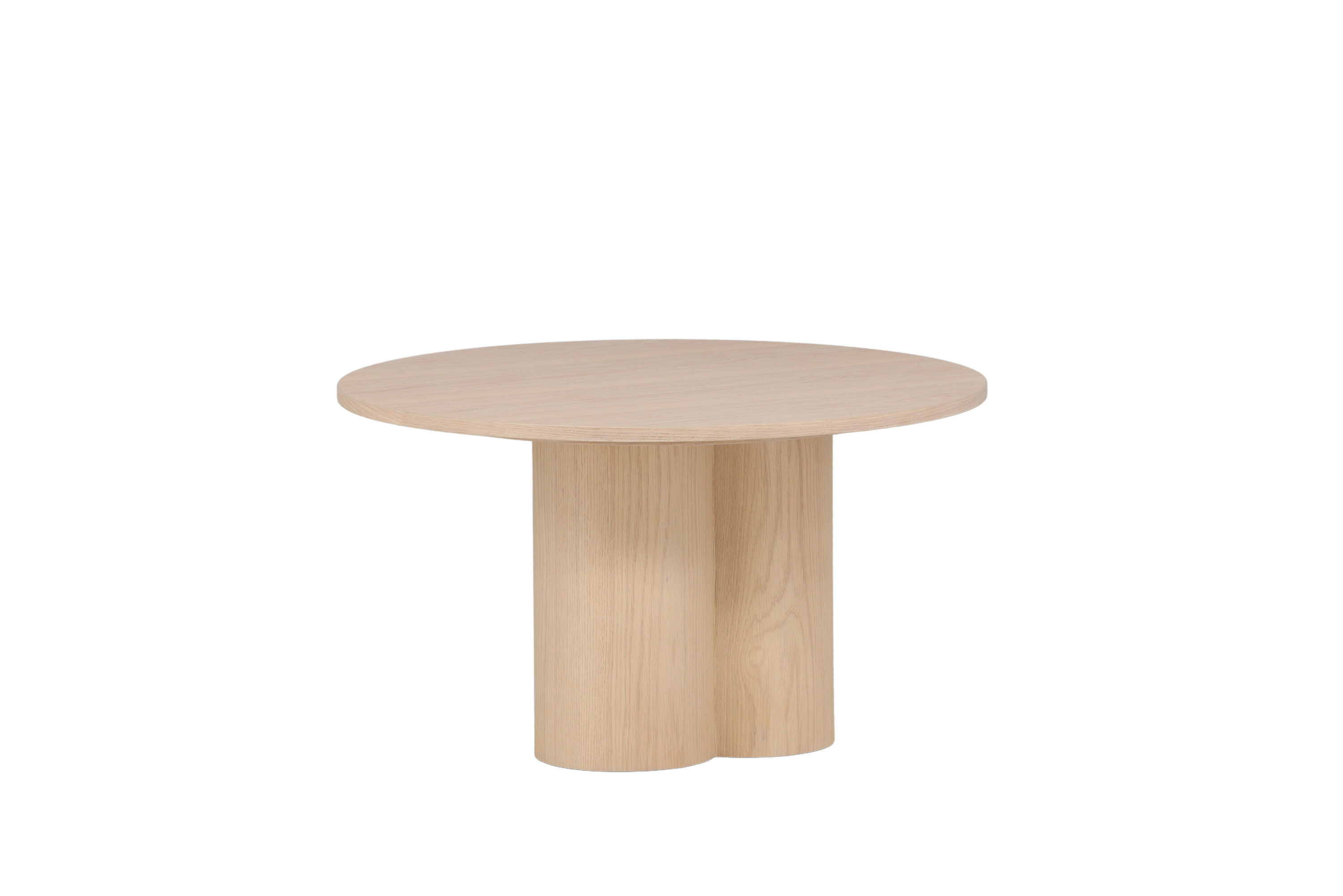 Olivia Couchtisch MDF Weiß  Ø80cm