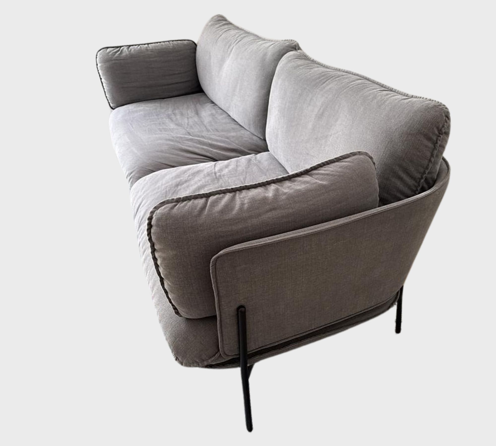 Cloud LN3.2 Sofa 3-Sitzer Baumwolle Grau