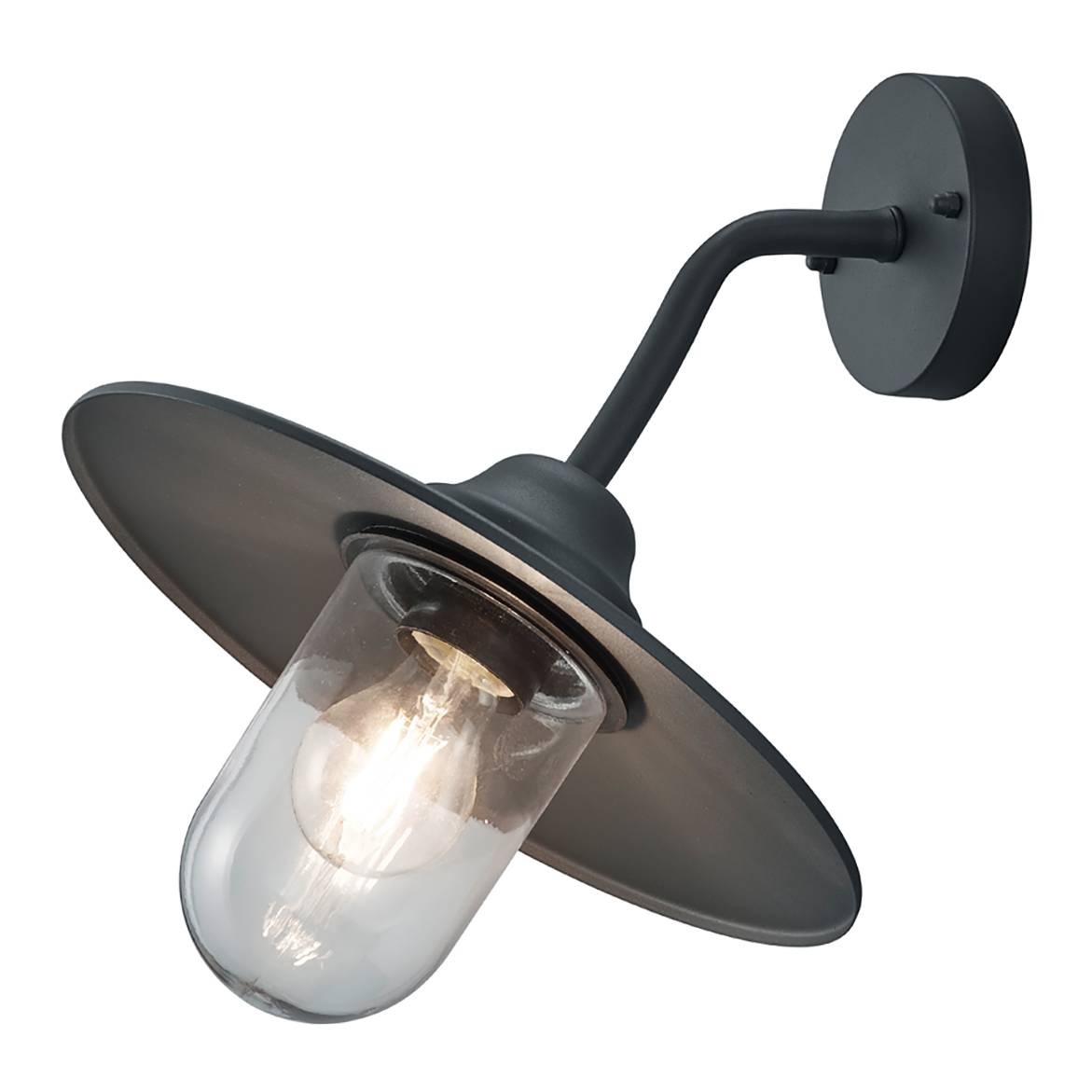 Brenta Wandleuchte Aluminium 1-flammig Anthrazit