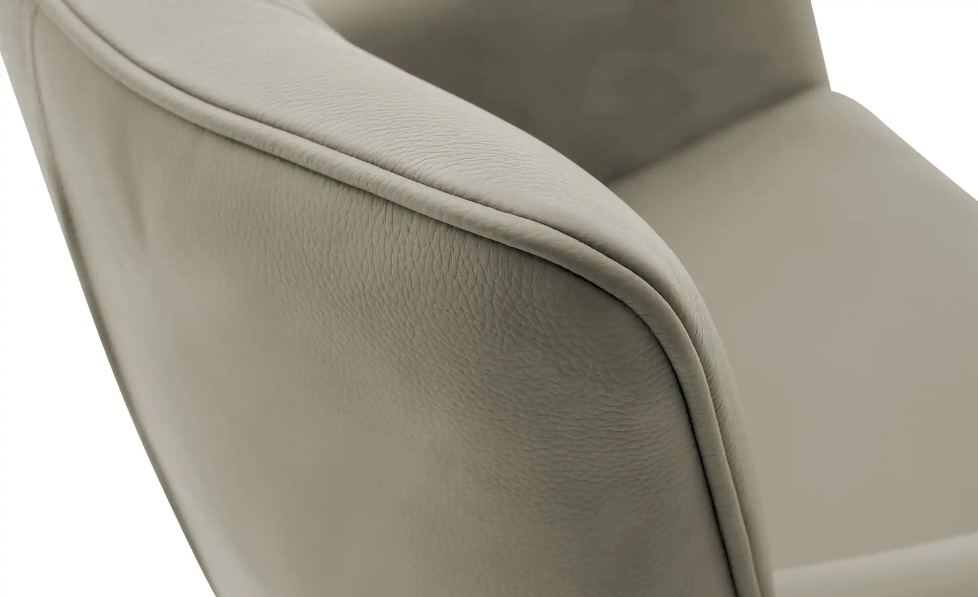 Remona Armchair Swivel Leather Cream