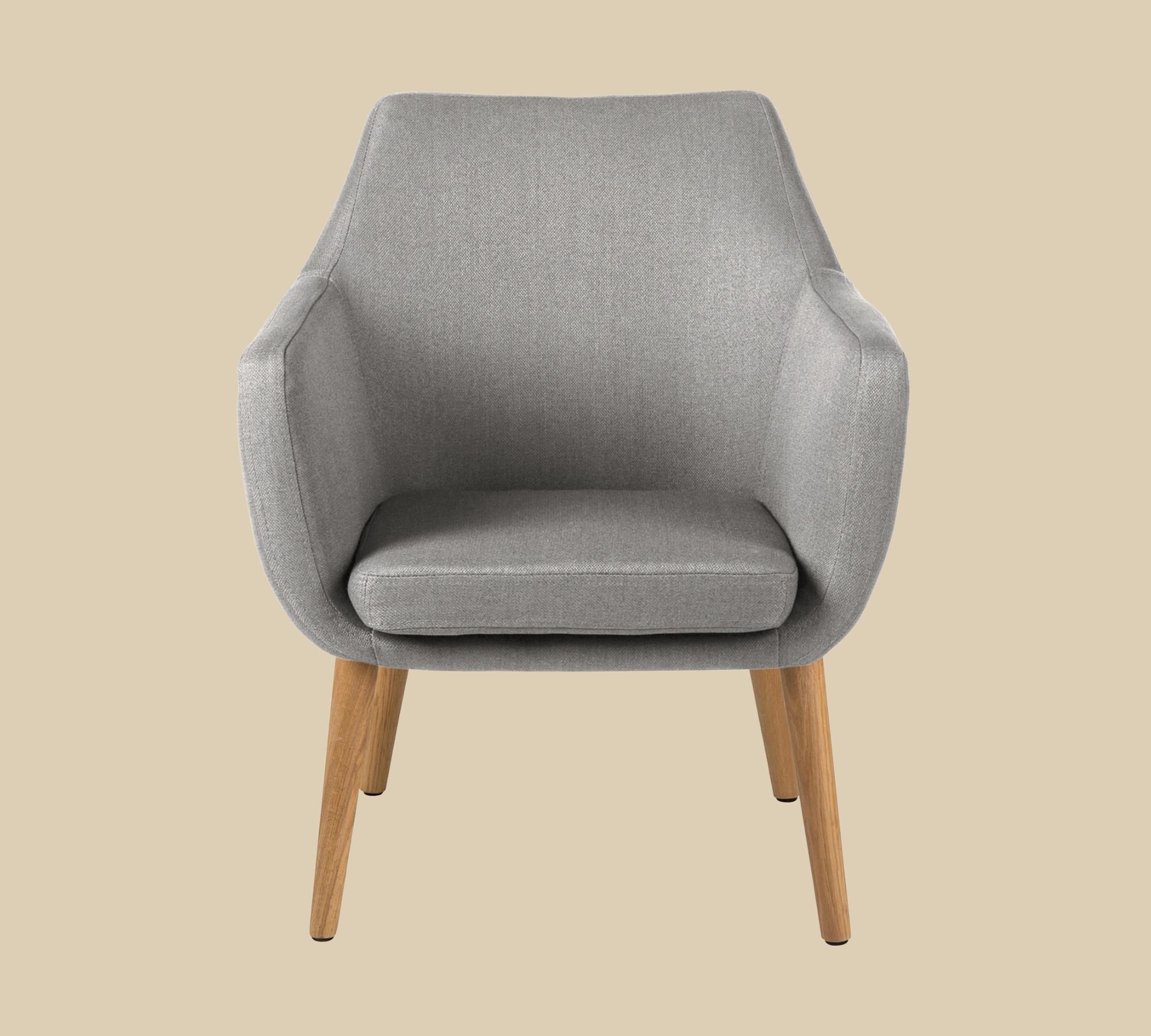 Loungesessel NICHOLAS Webstoff Cors: Granit