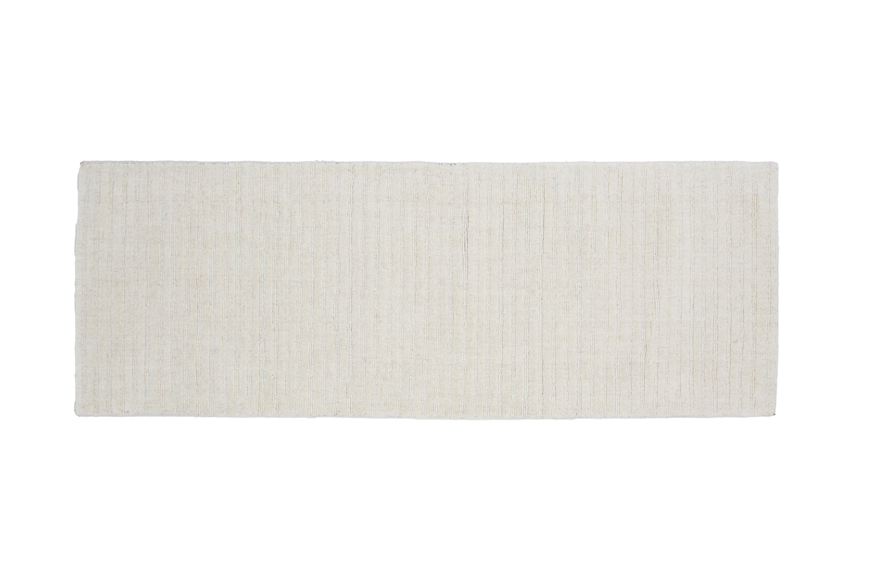 Milton Teppich Rechteckig Wolle Baumwolle 70x200cm Weiß