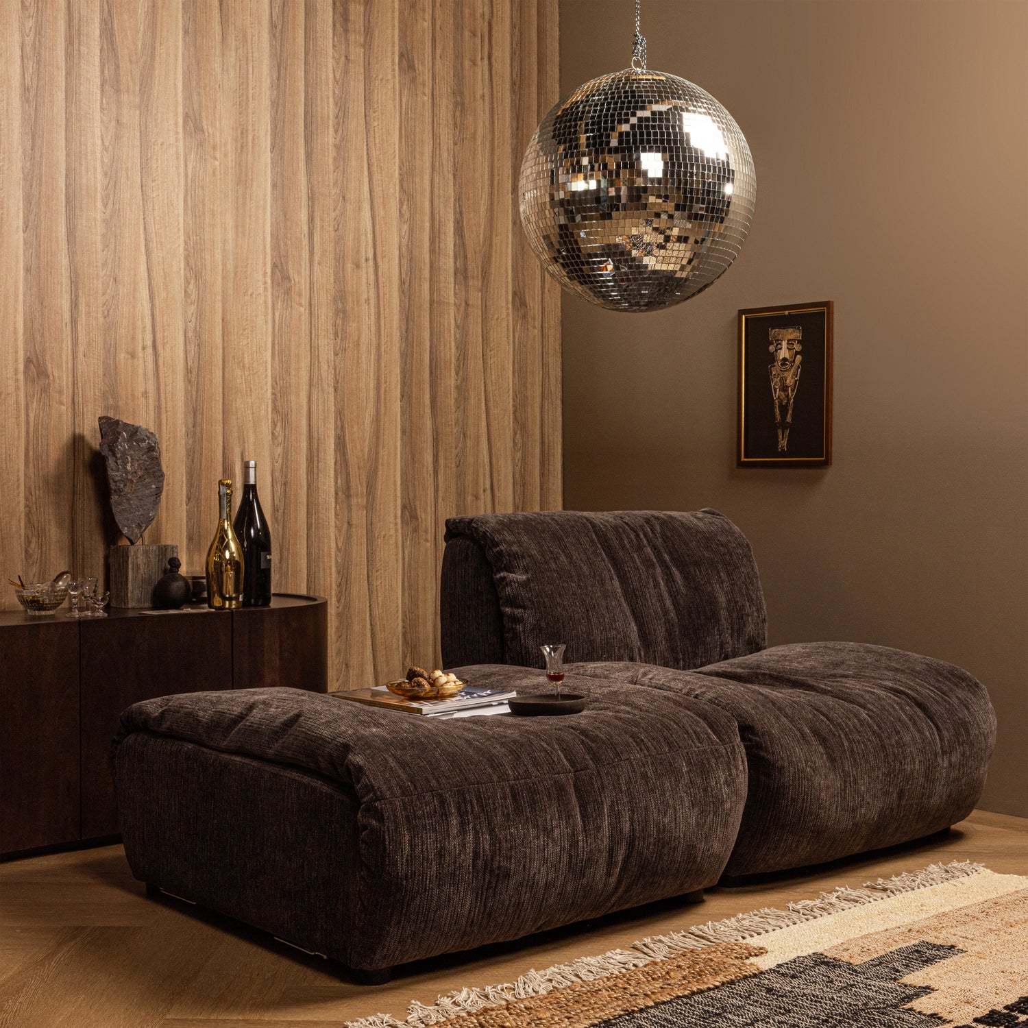 BONEY Diskokugel Silber Ø50cm