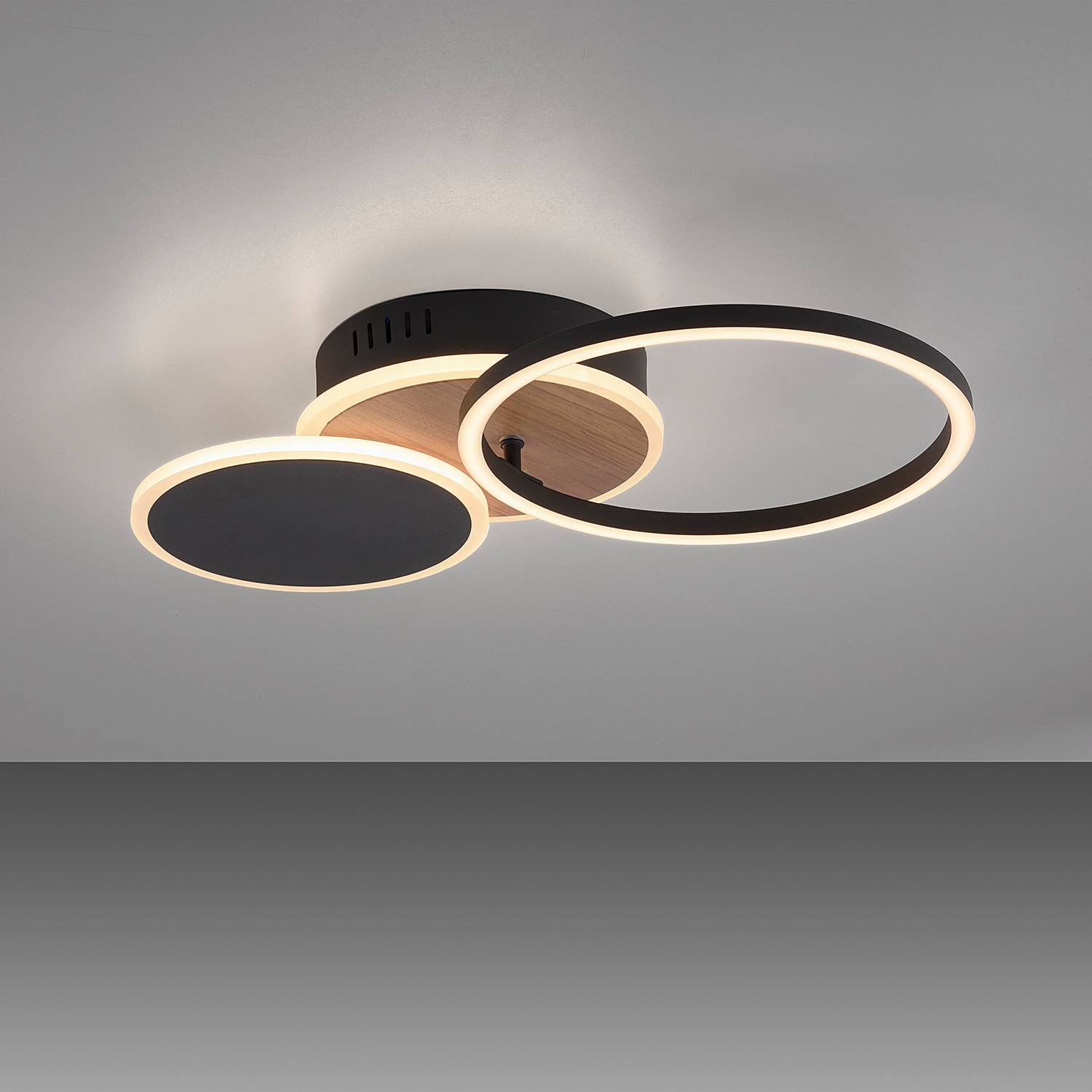 LED-Deckenleuchte Sevent Typ A Braun