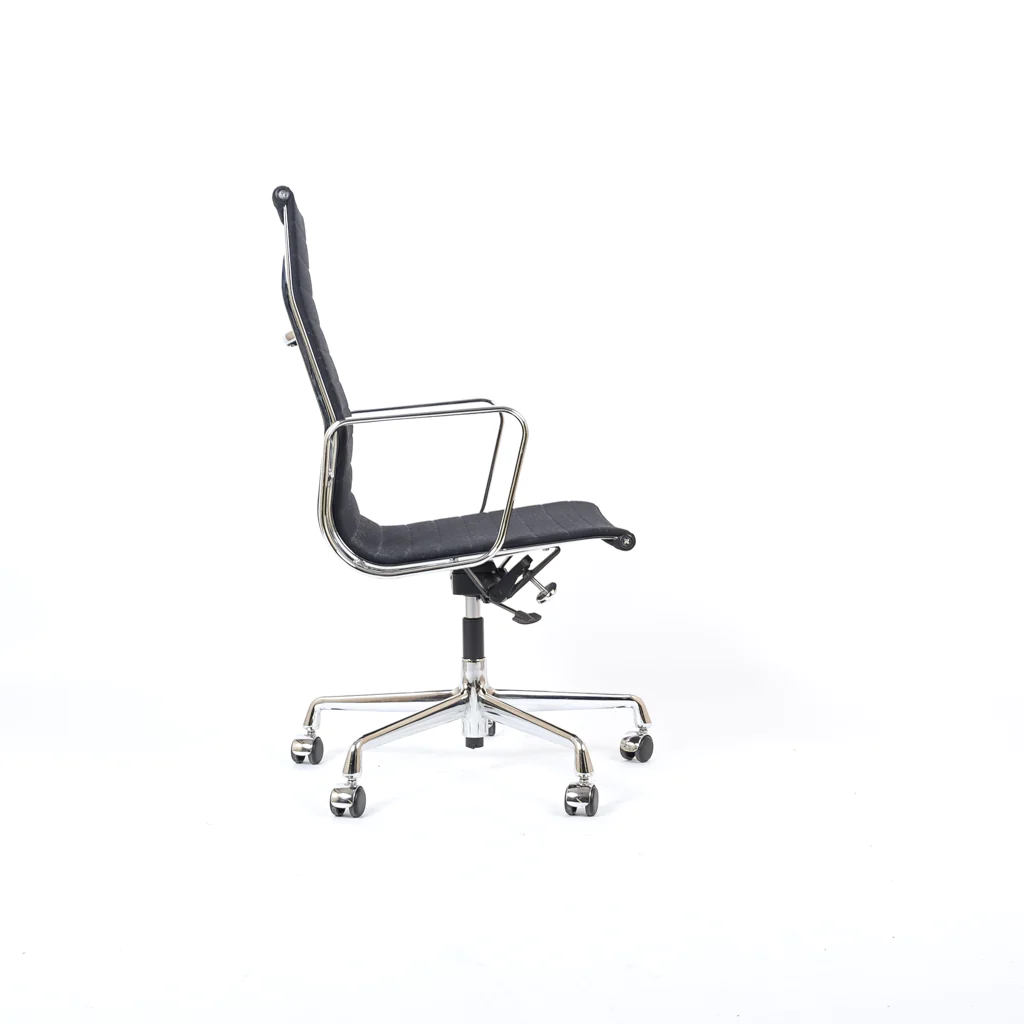 Eames EA119 Bürostuhl Textil Aluminium Schwarz 