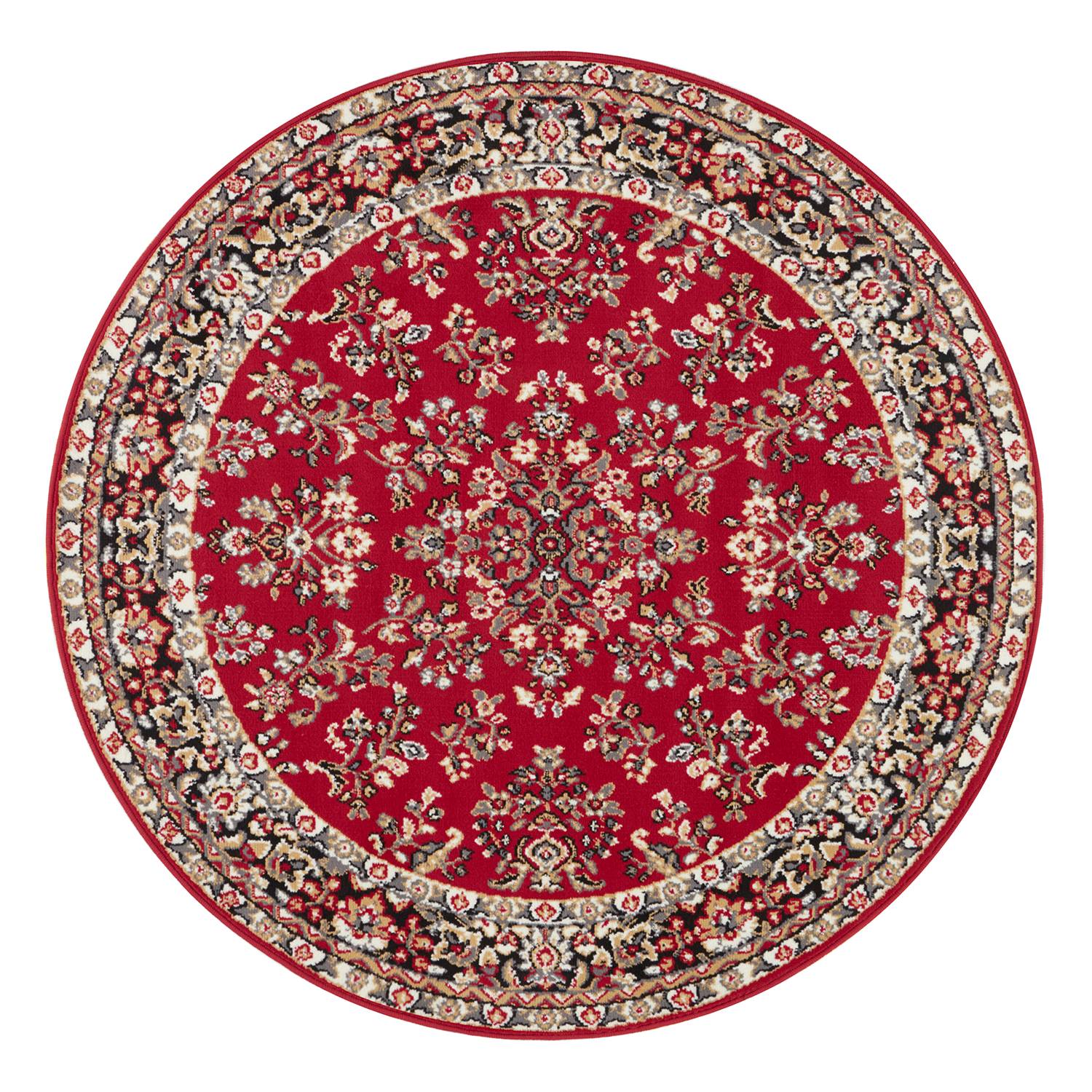 Cublize II Kurzflorteppich Polypropylen Rot 140cm