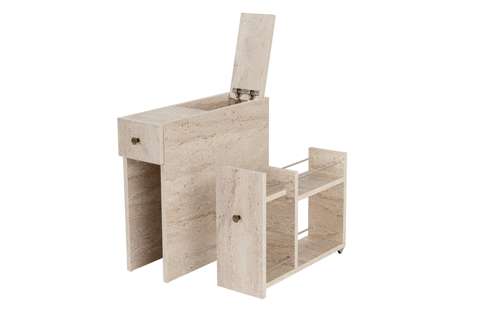 Calencia Schrank Holz Travertine