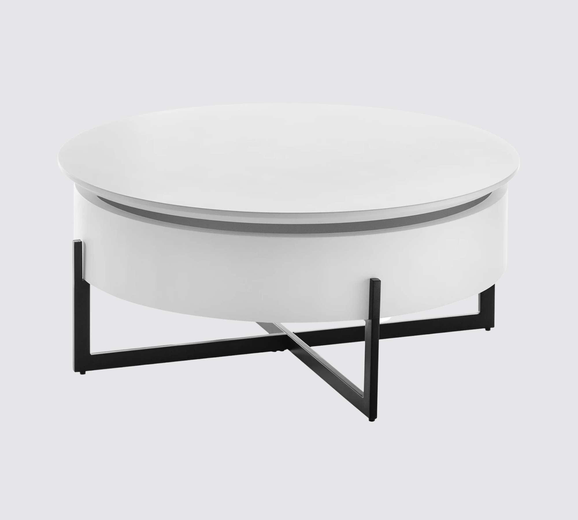 Couchtisch Metall Weiß