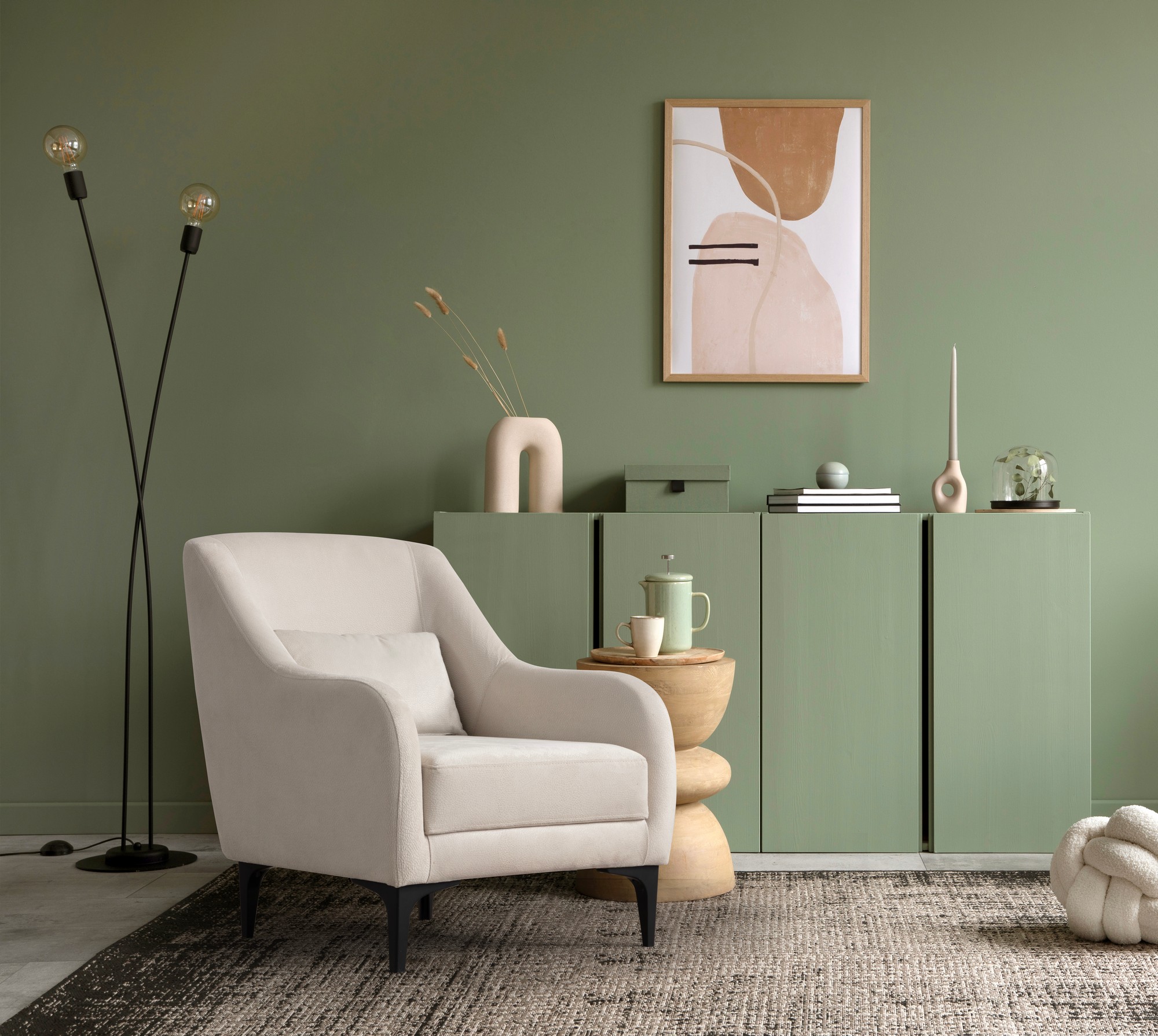 Astana Armchair Ecru