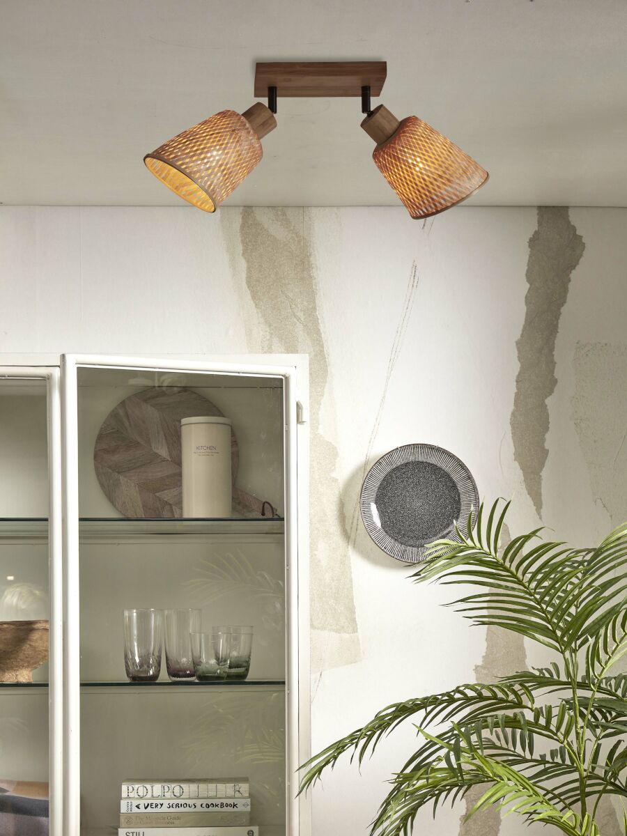 Deckenleuchte Java Bambus Beige