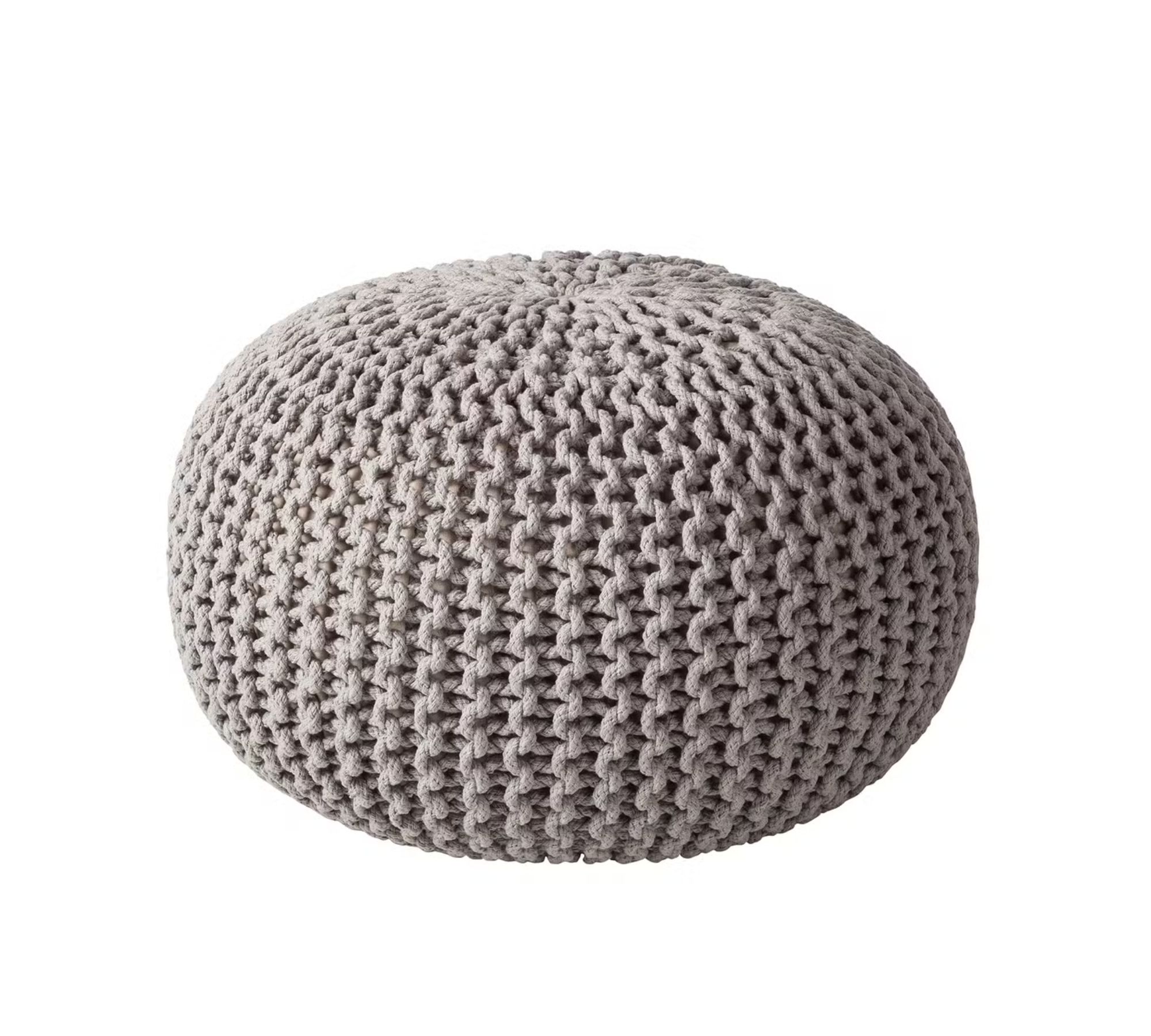 Edson Pouf Stickstoff Beige