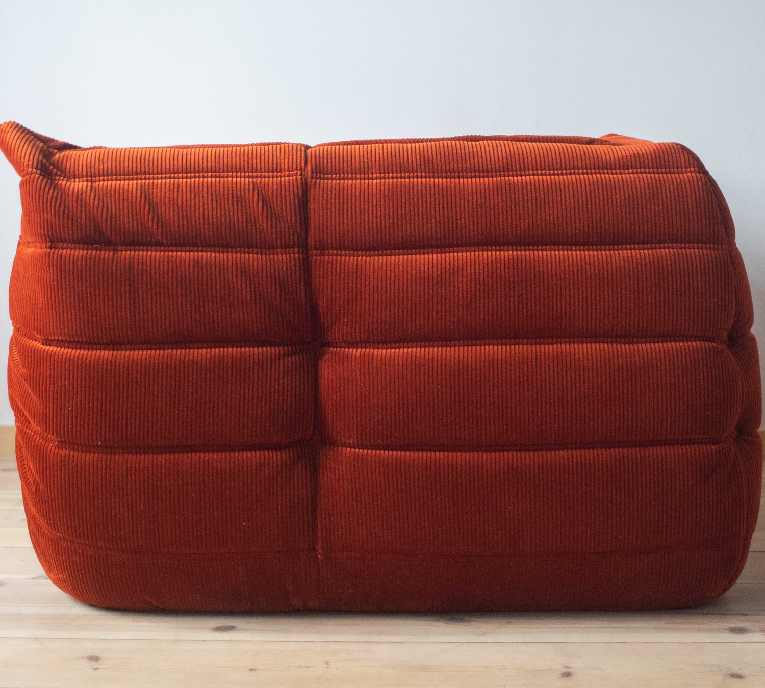 Togo Ecksofa Cord Bernsteinorange