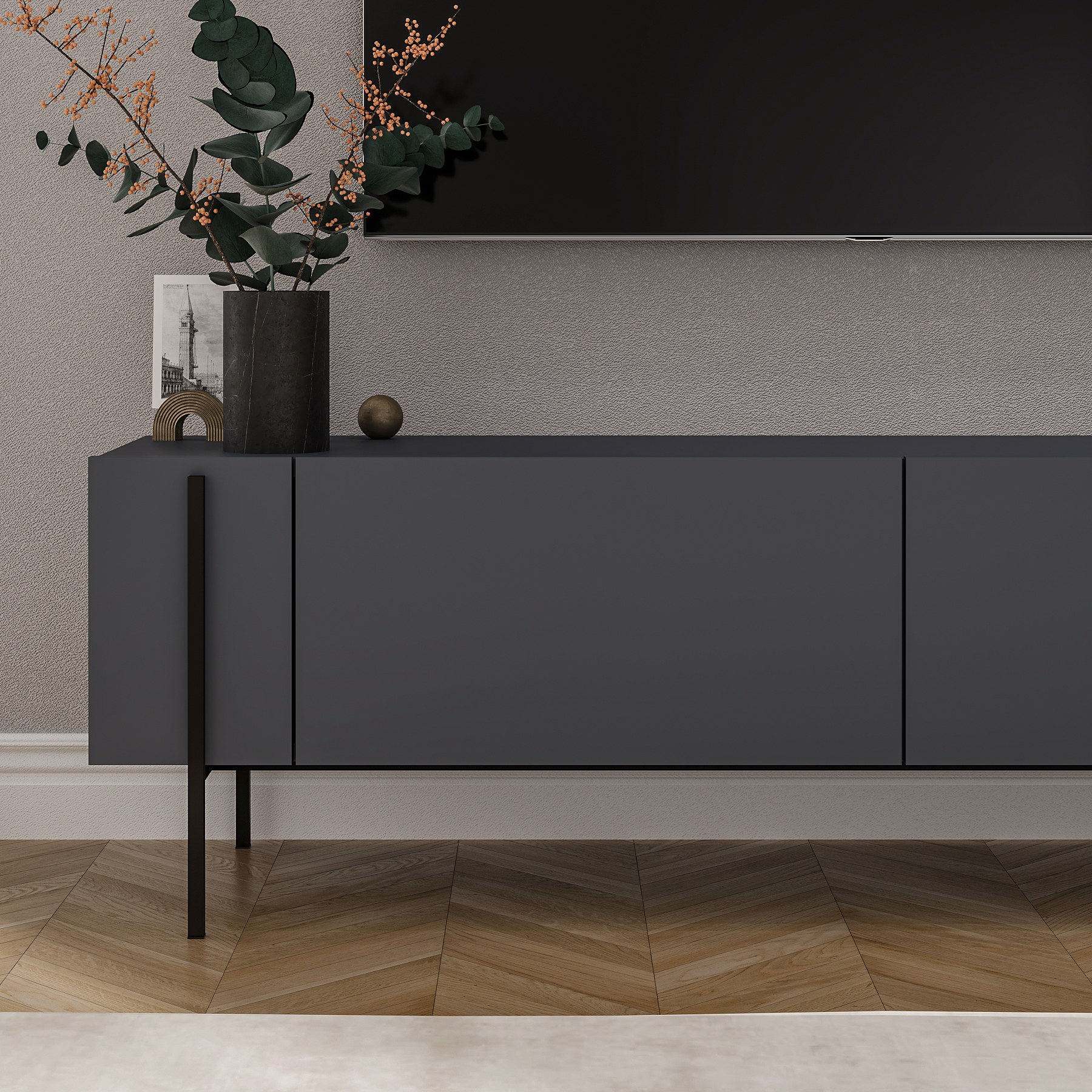 Herman Lowboard Anthrazit