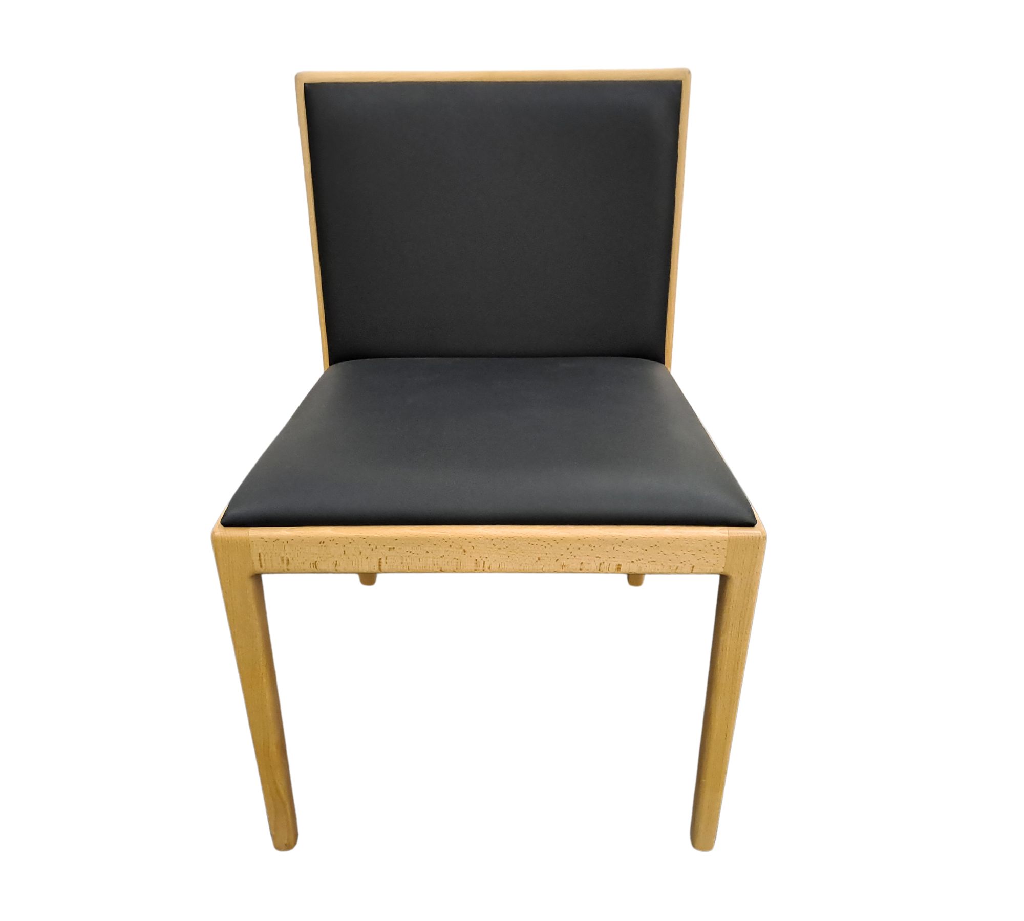 Carlotta SO0991 Stuhl Holz Leder Braun