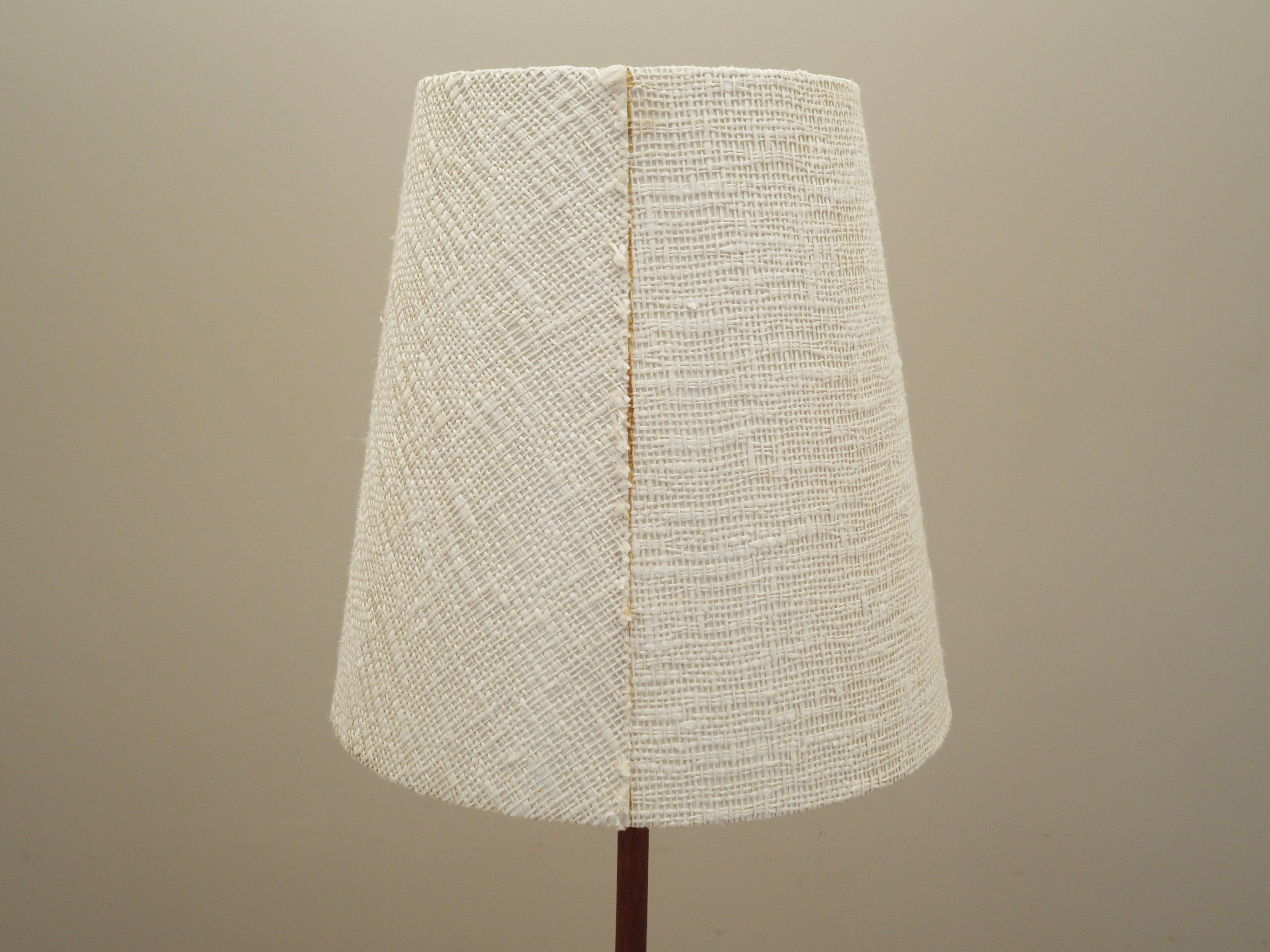 Stehlampe Holz 1970er Jahre