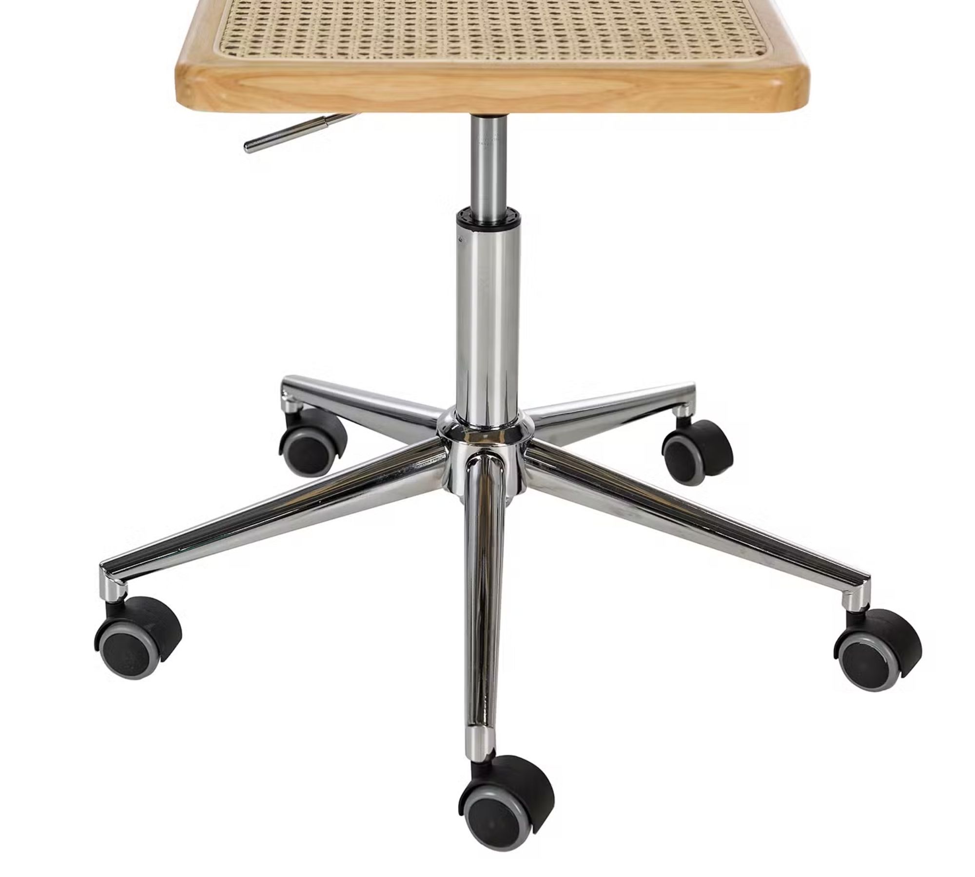 Ramon Bürostuhl Rattan Buche Massiv Beige