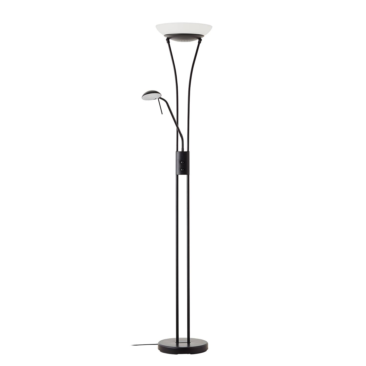 LED-Stehleuchte Finn Satiniertes Glas Eisen