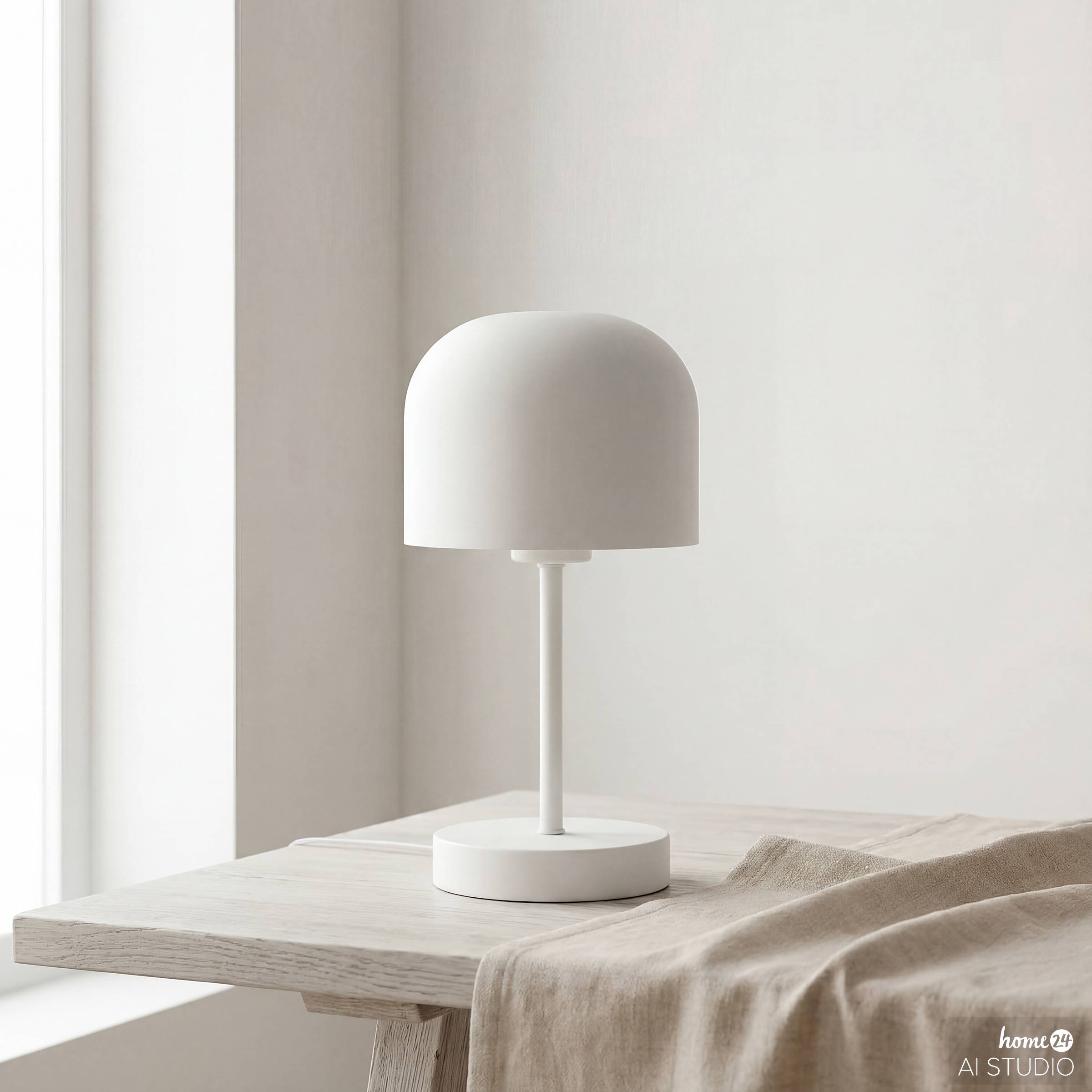 Brev Akku-Tischleuchte Dimmbar Weiß