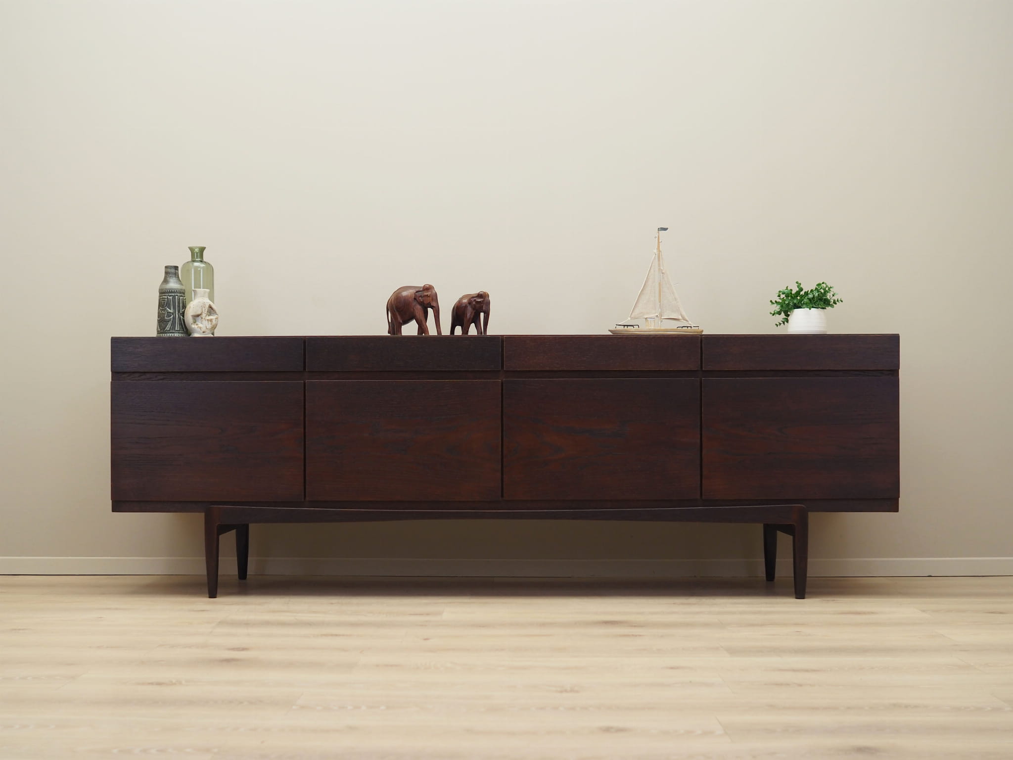 Sideboard Wood Brown 1970s