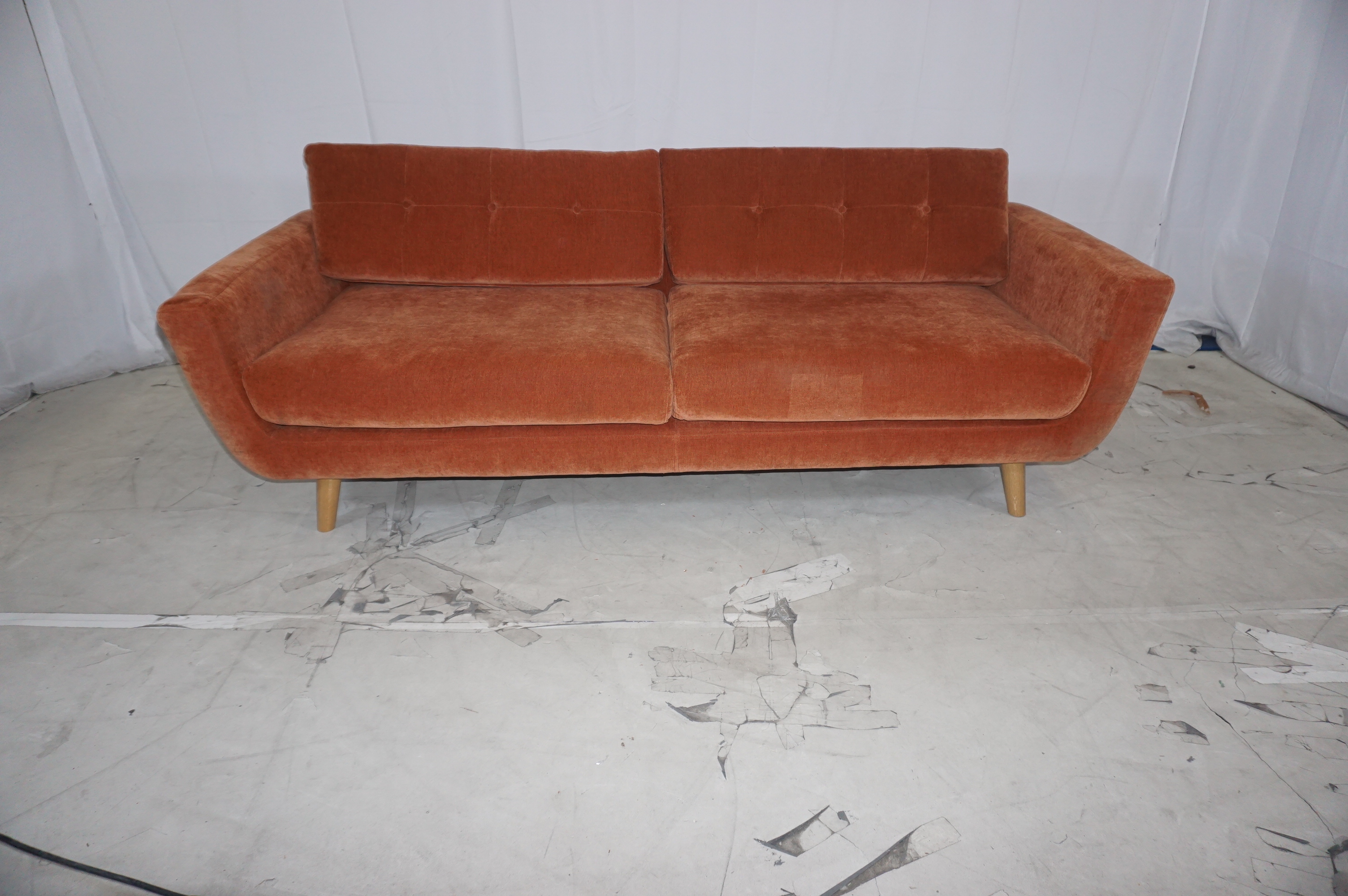 Vera Sofa 3-Sitzer Moss Rust