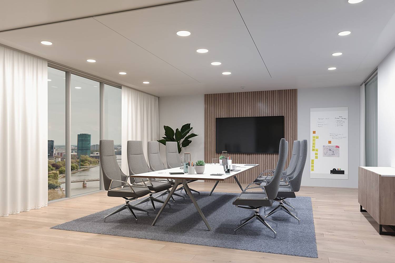 Ceiling light Veluna Round White Ø 20cm