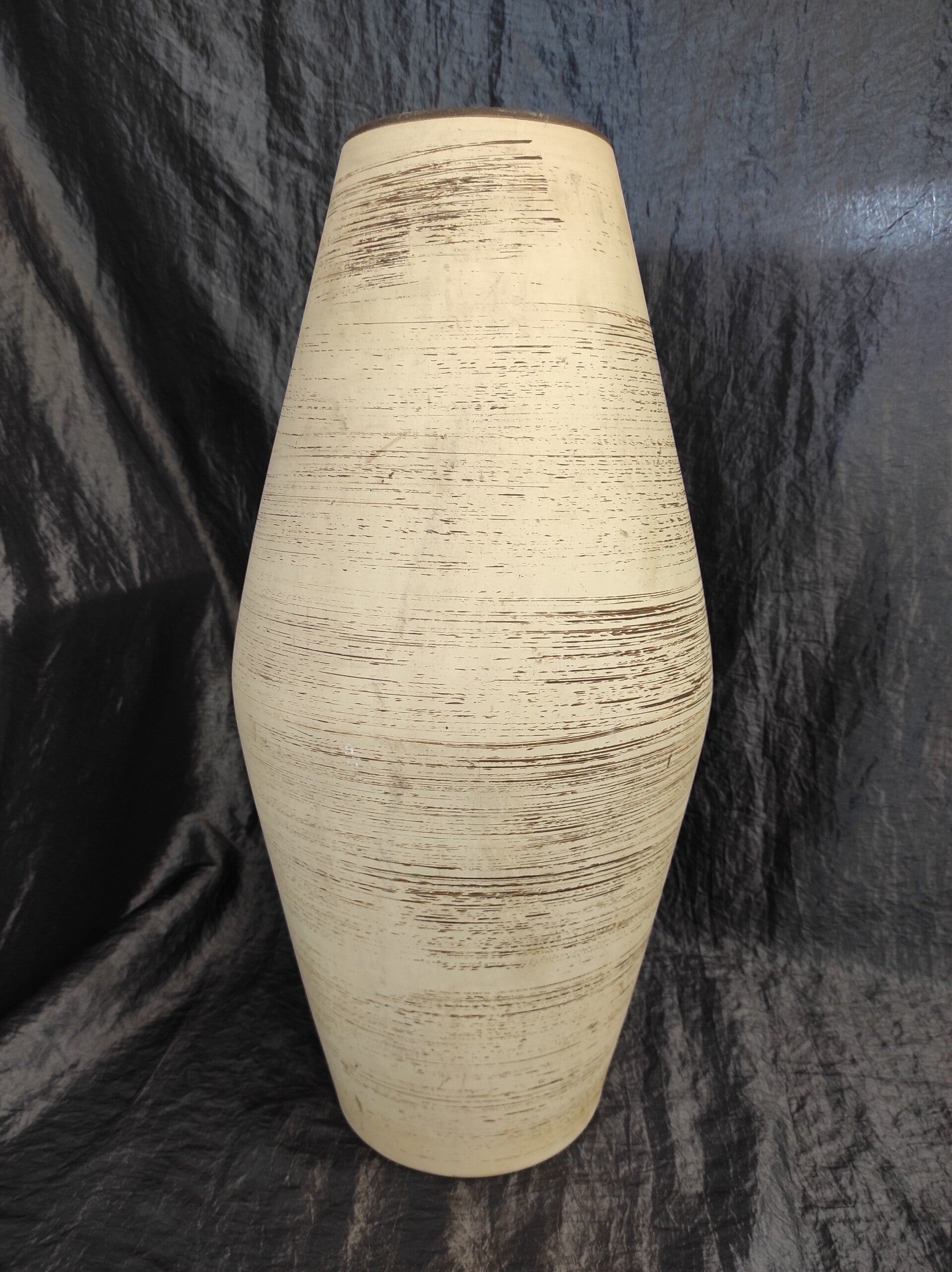 Vintage Vase Keramik Weiß