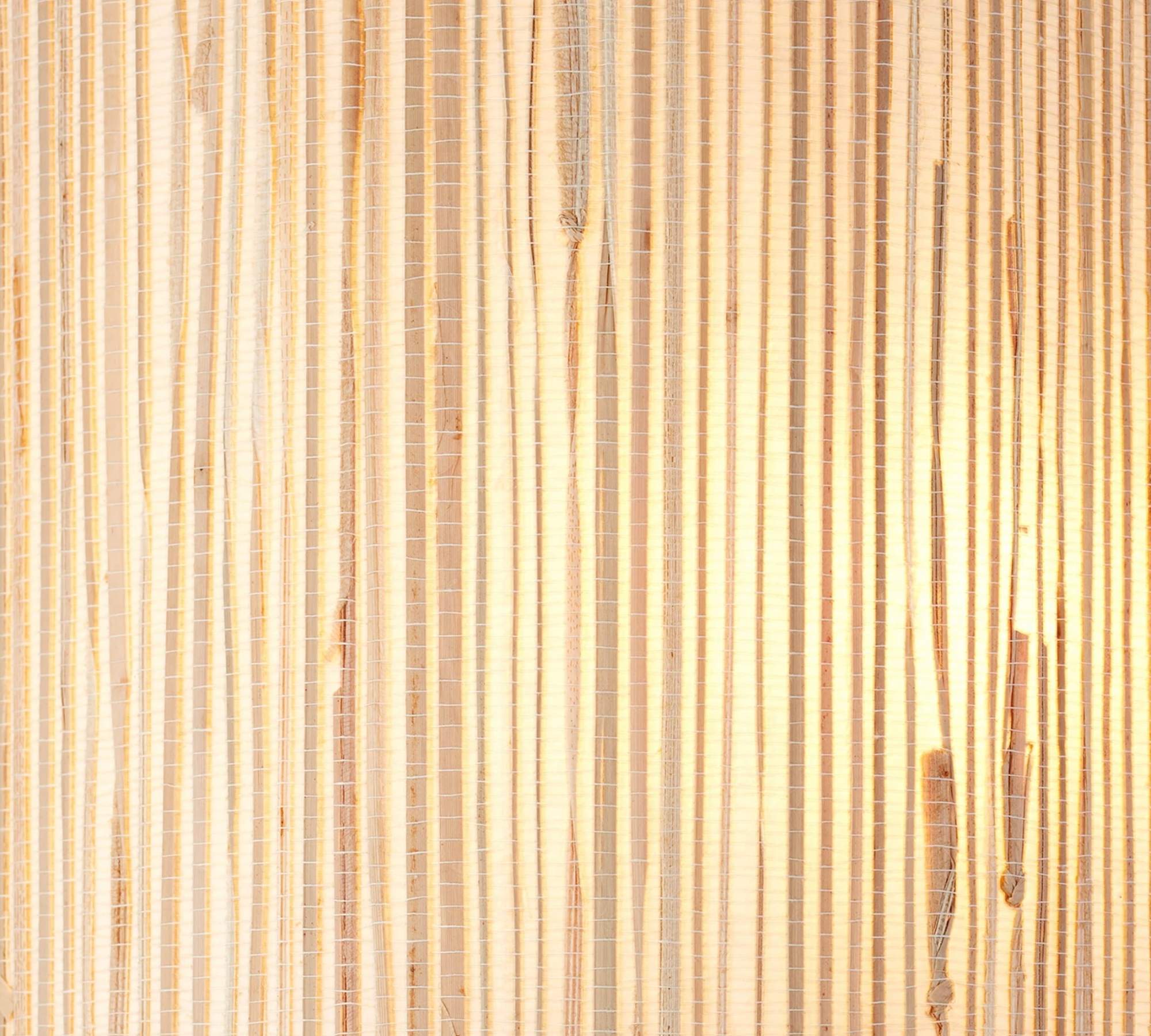 Natural fiber wall lamp