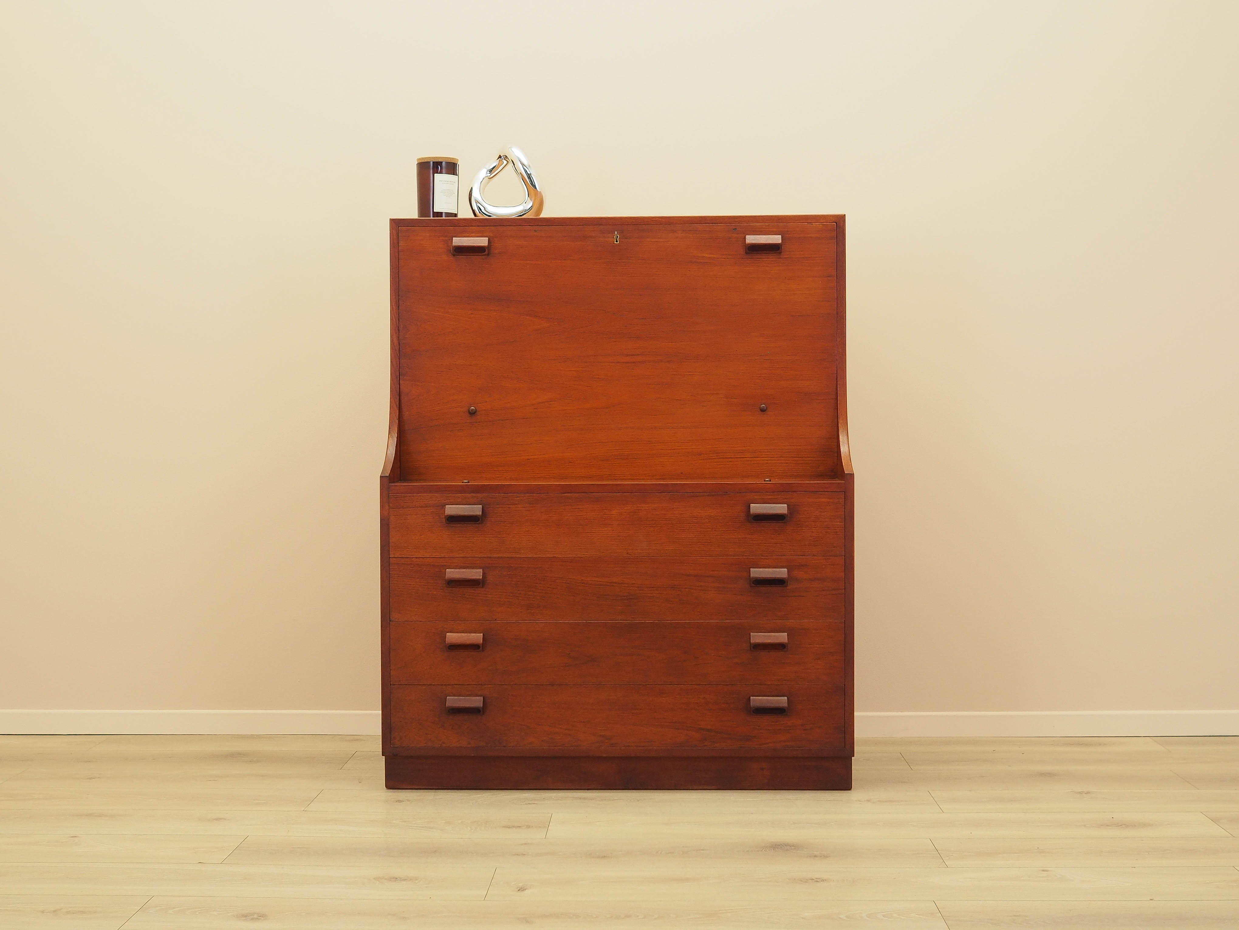 Teak secretary desk