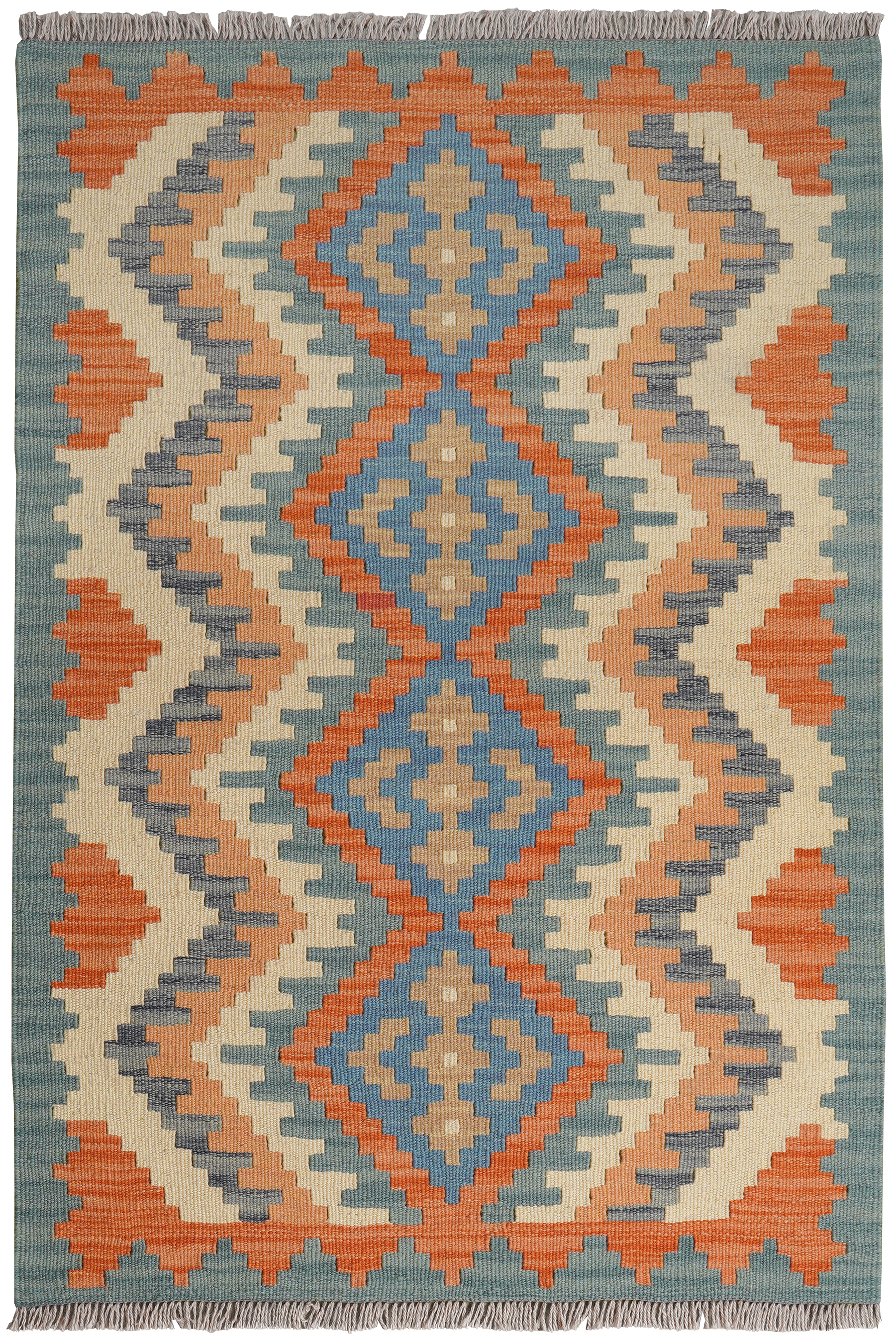 Kelim Gashgai Wool Multicolored
