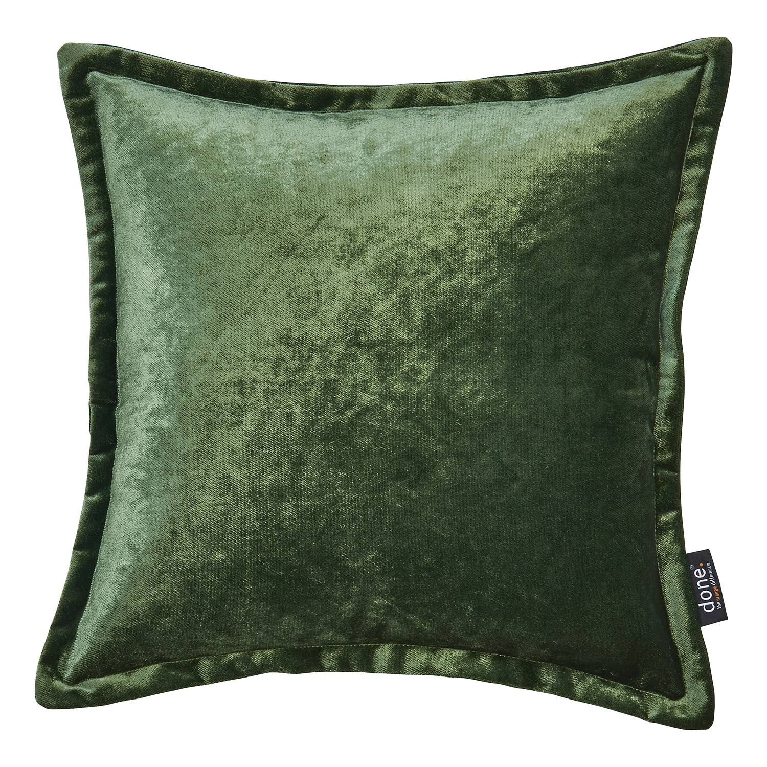 Kissenbezug Glam Mischgewebe Smaragdgrün 45 x 45 cm