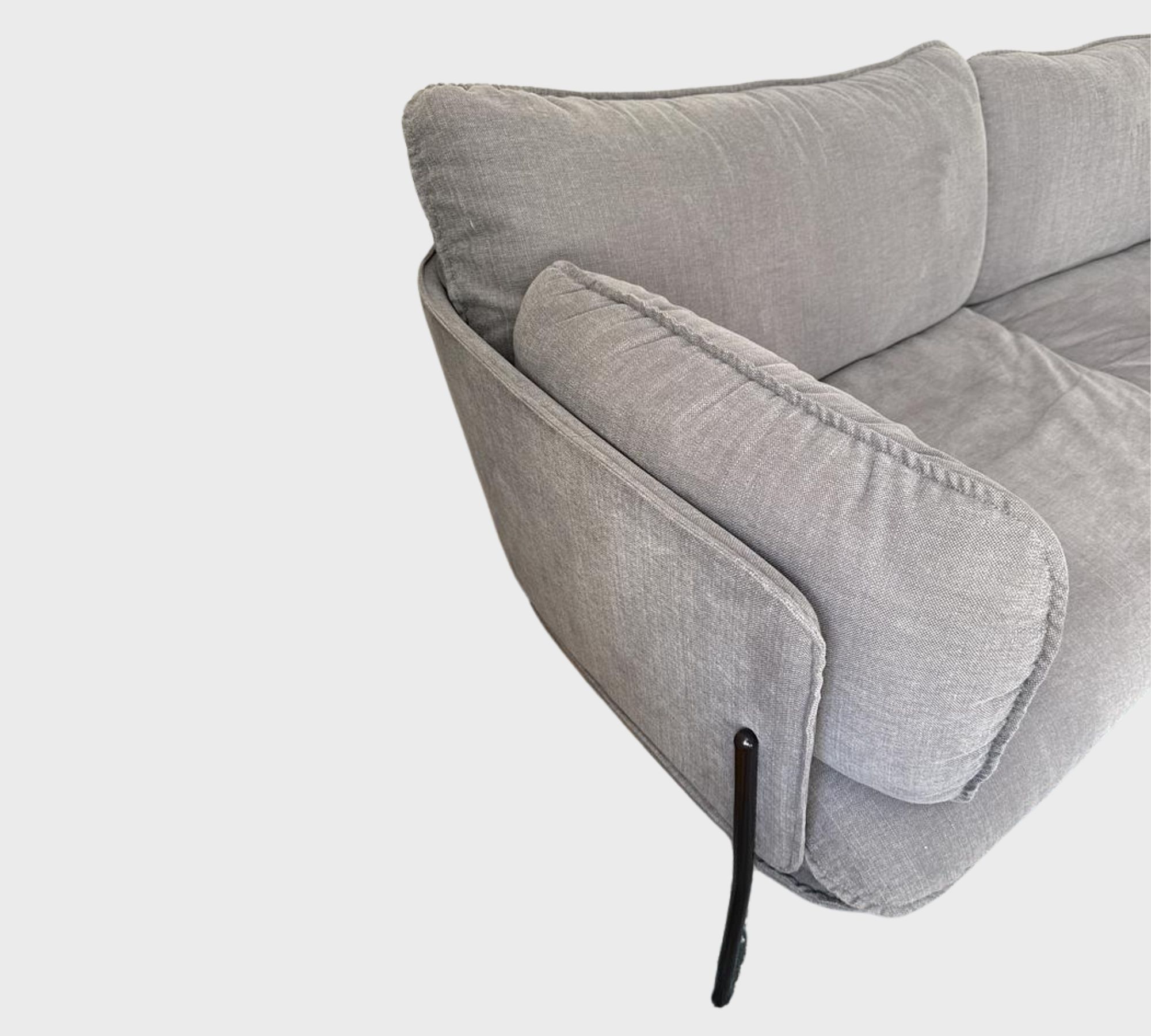 Cloud LN3.2 Sofa 3-Sitzer Baumwolle Grau