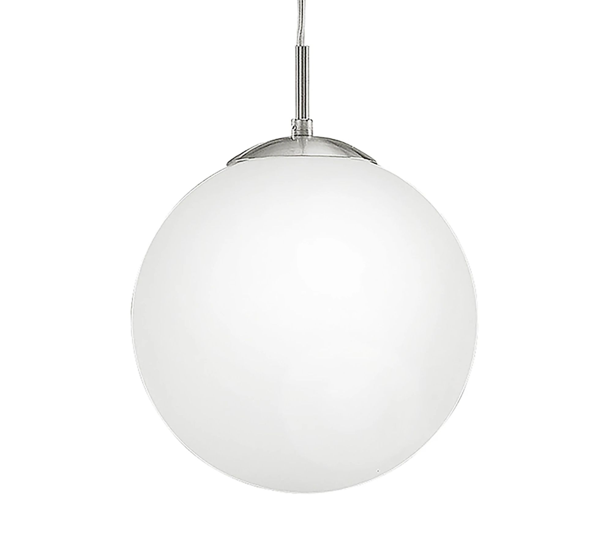 Pendant lamp opal glass matte white