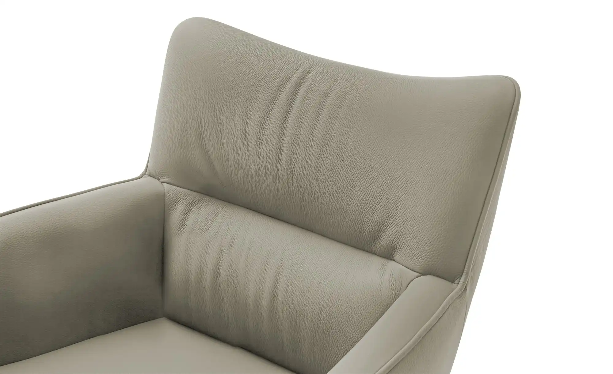 Remona Armchair Swivel Leather Cream