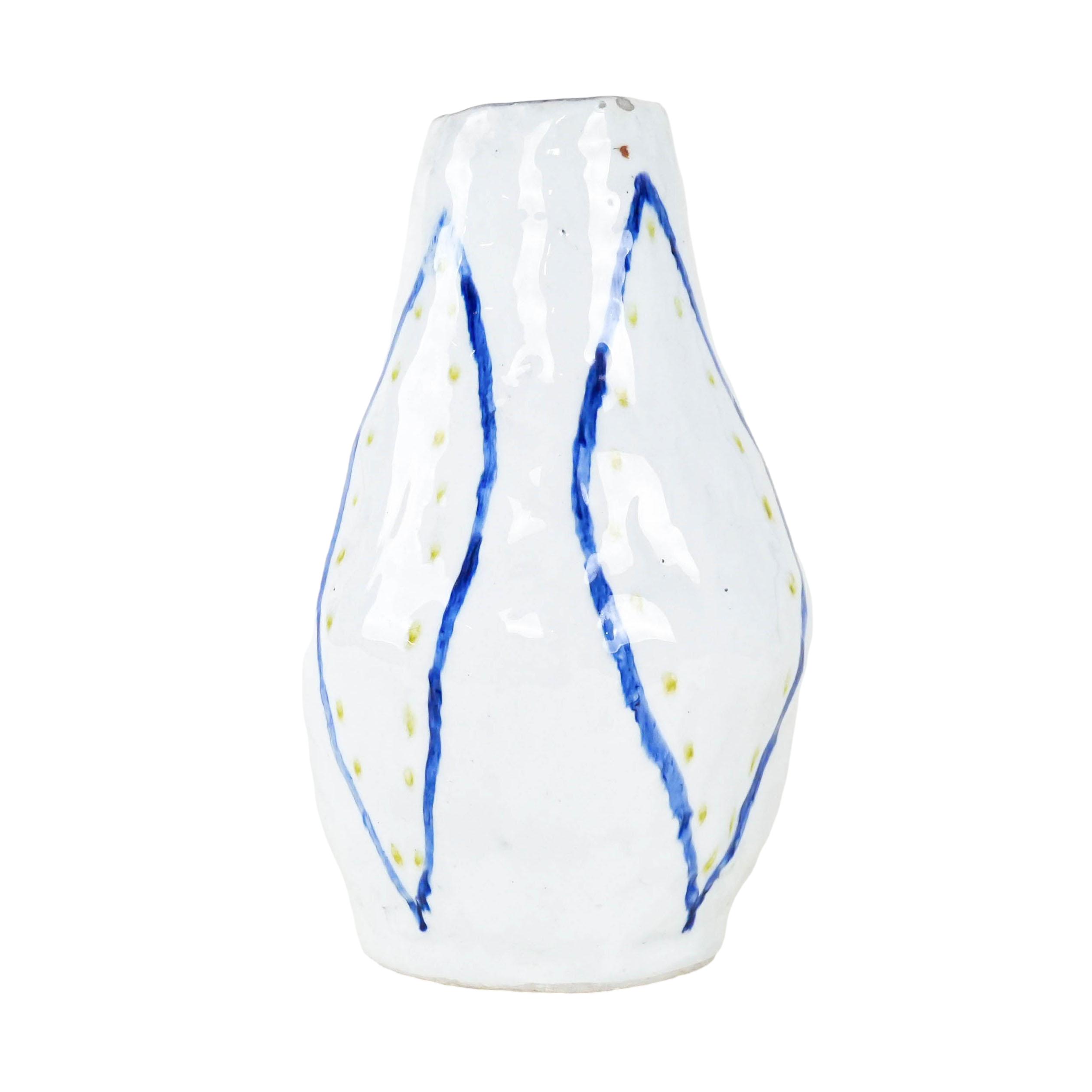 Ceramic vase White 1960s