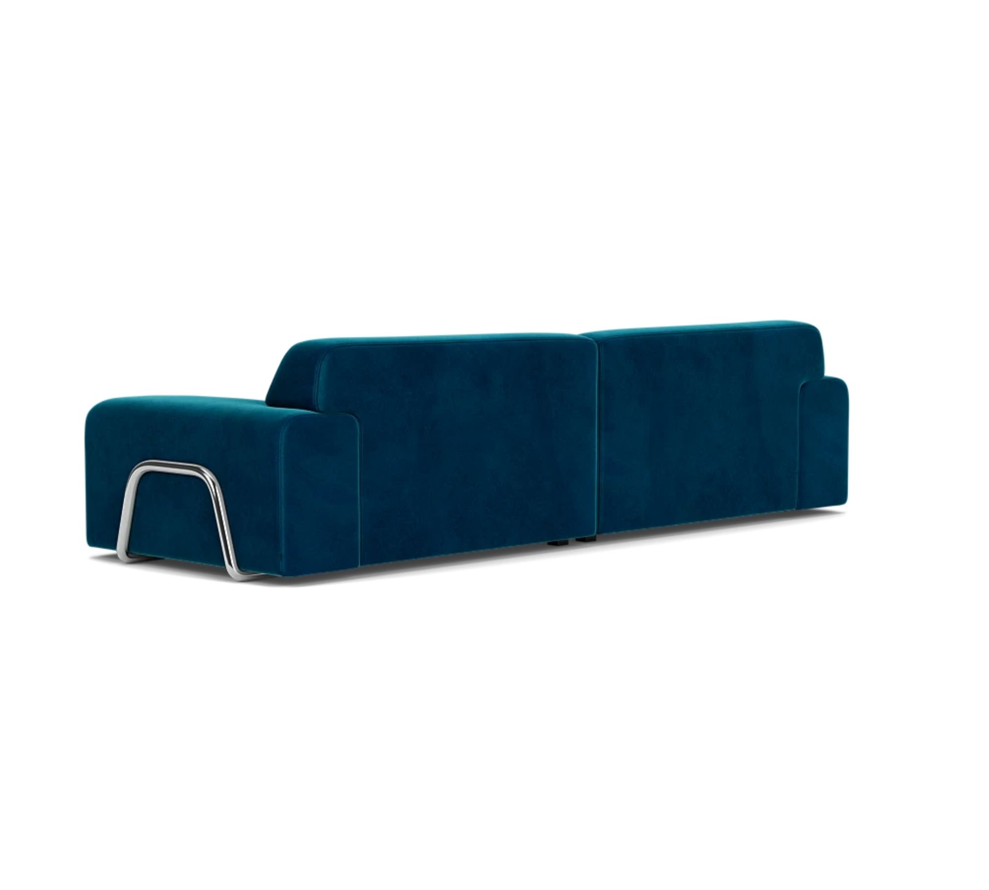 Gloria Sofa 3-Sitzer Velour Lux Petro