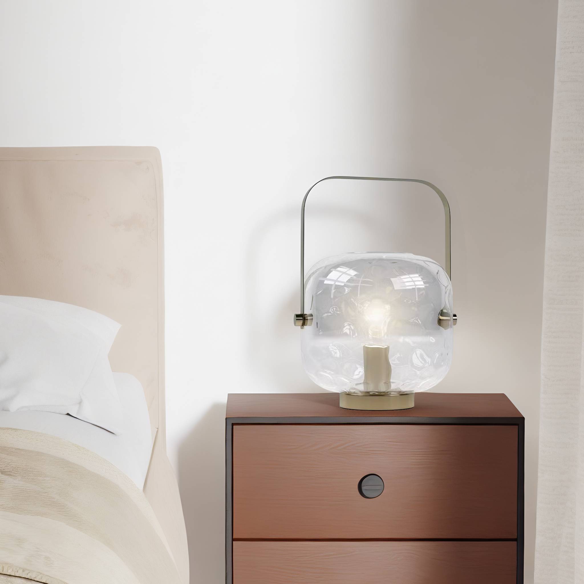 Table lamp Arga 1-bulb Transparent