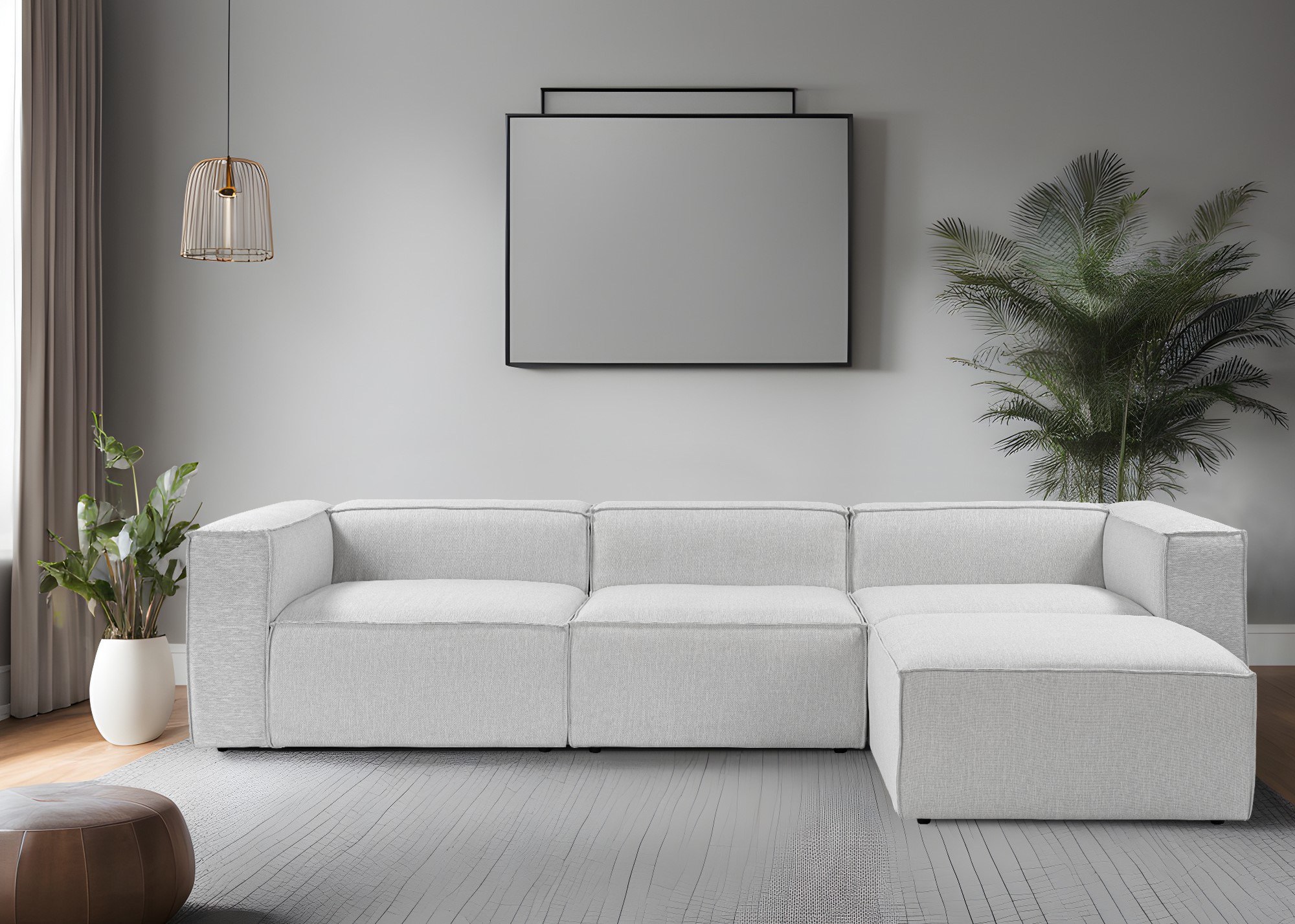 Fora Corner Sofa Grey