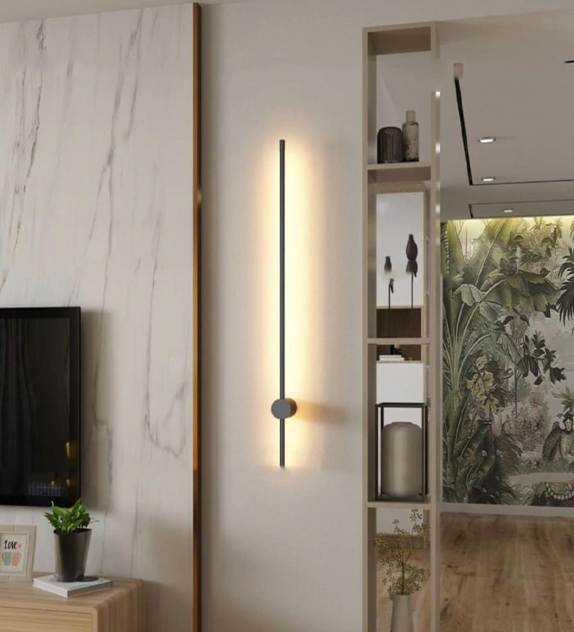 2x Dimmbare LED Wandleuchte PERSEIS Classic Schwarz