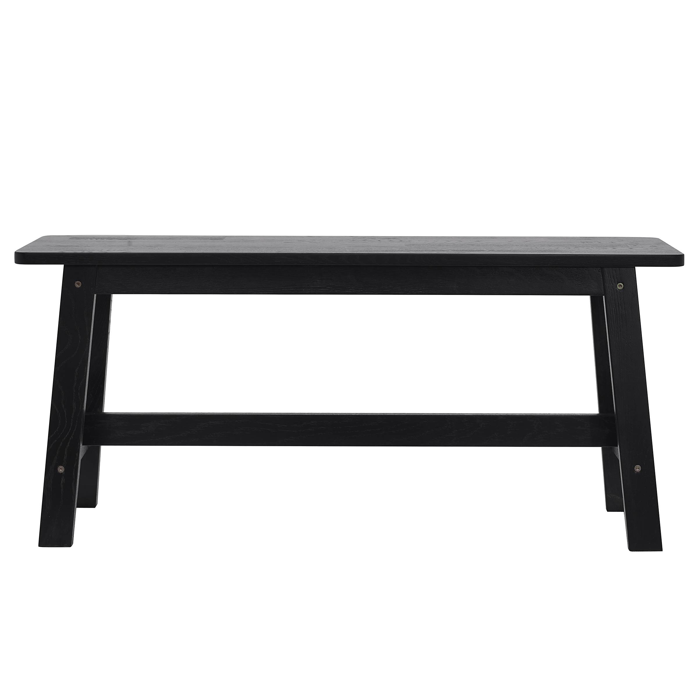 Woods Cross Wardrobe Bench Solid Oak Black Oak