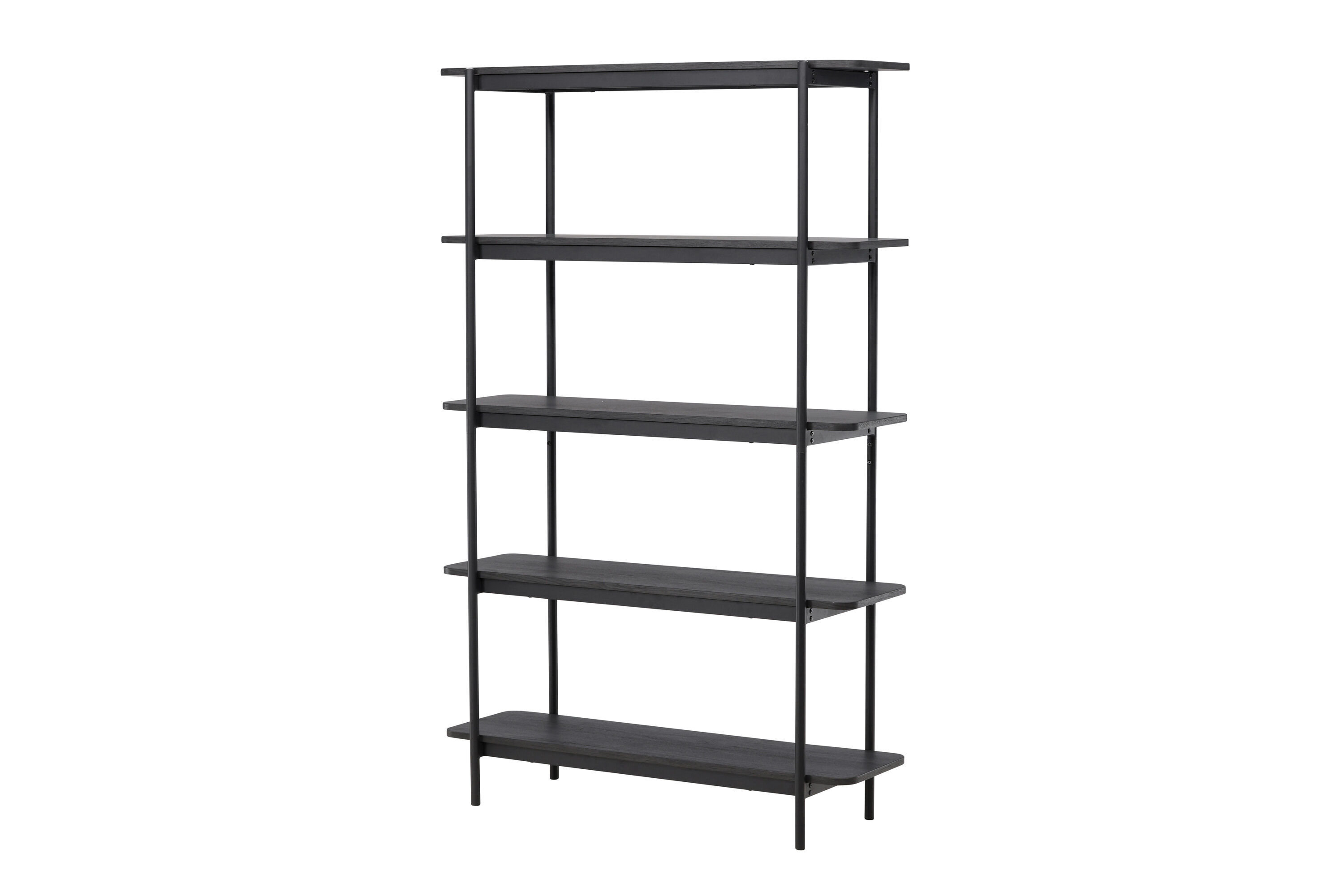 Home Shelf Wood Black