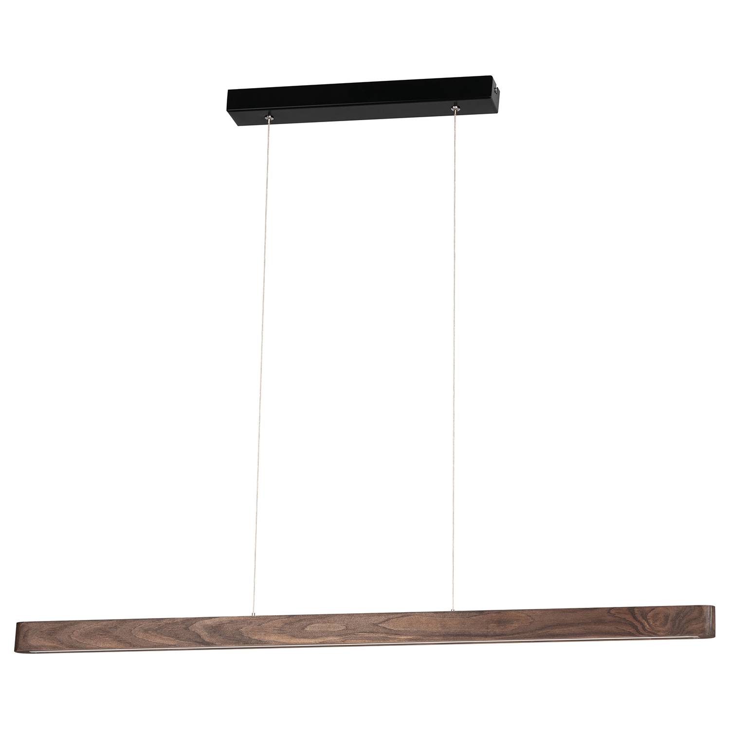 LED-Pendelleuchte Forestier III Kiefer Massiv Stahl
