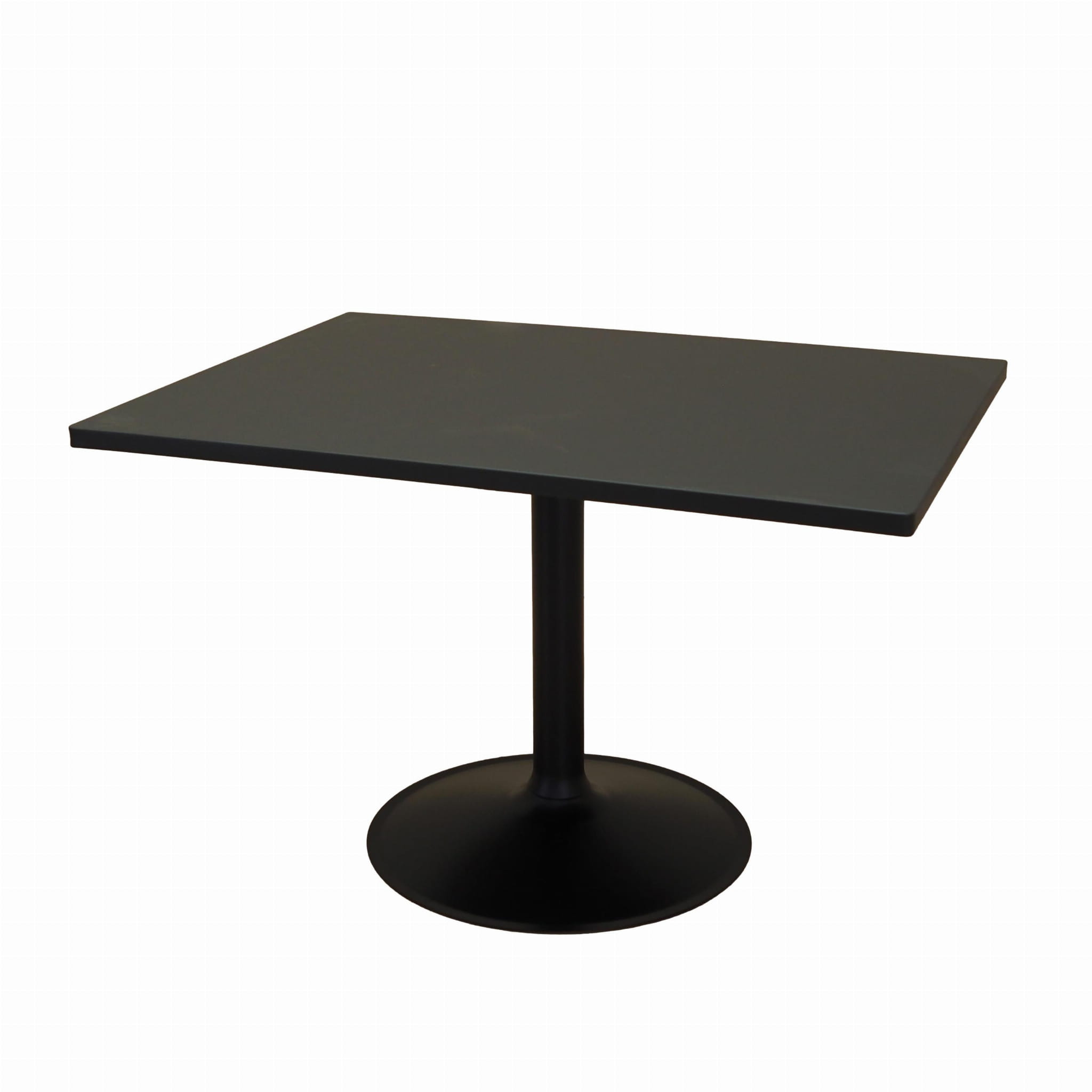 Side table wood black 1970s