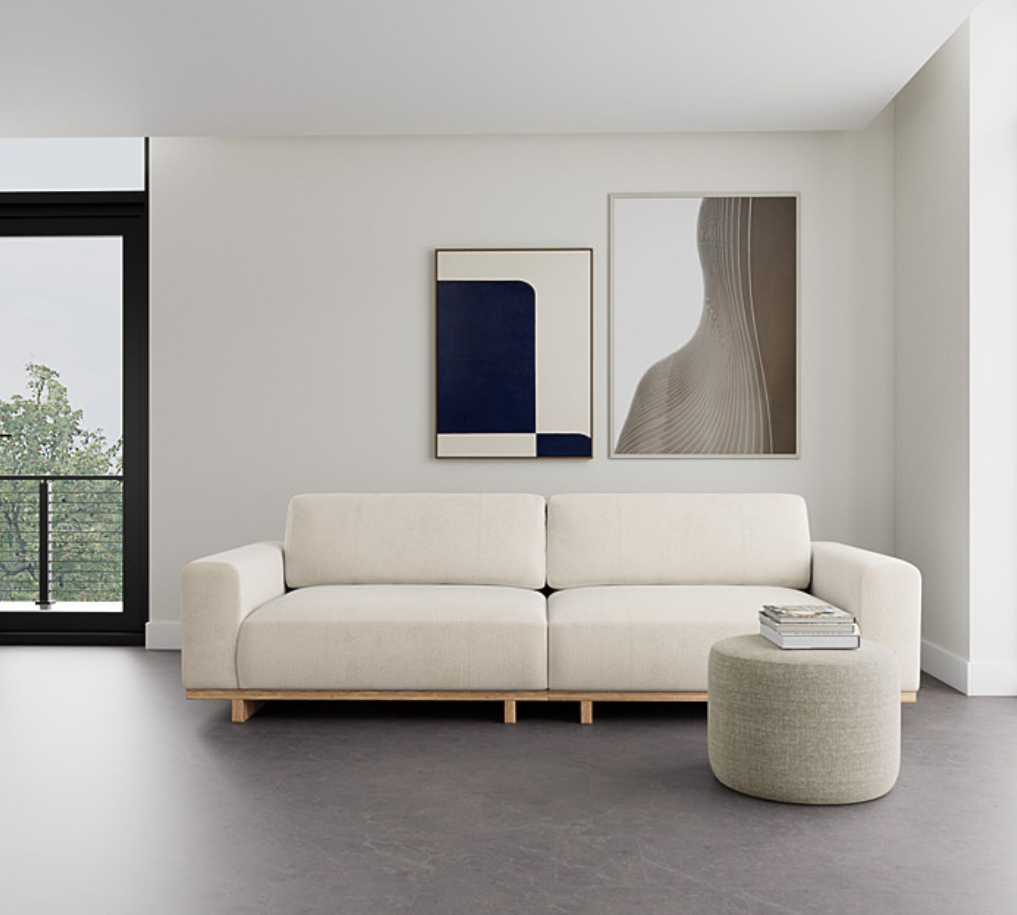Aya Sofa 3,5-Sitzer Free Dune