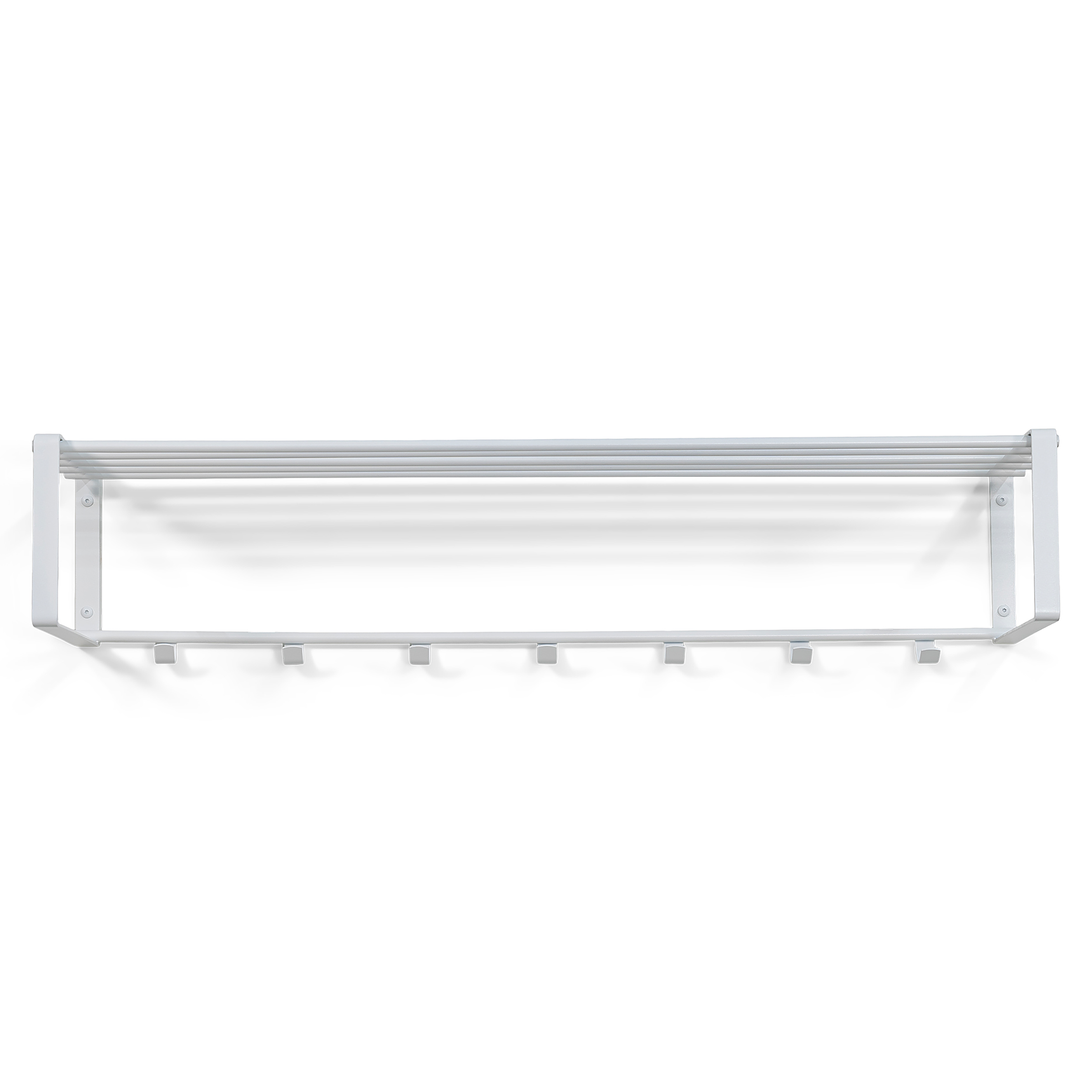 Welbeck Wandgarderobe Metall Weiß