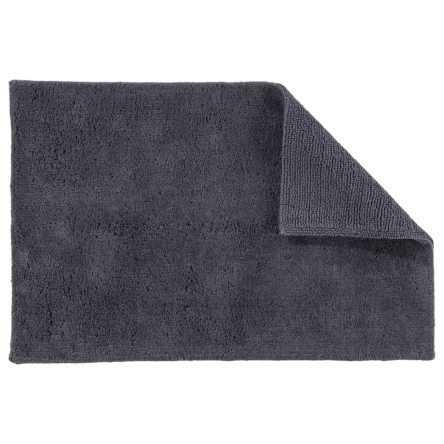 Bahamas I Bath Mat Cotton Anthracite 67 x 110 cm